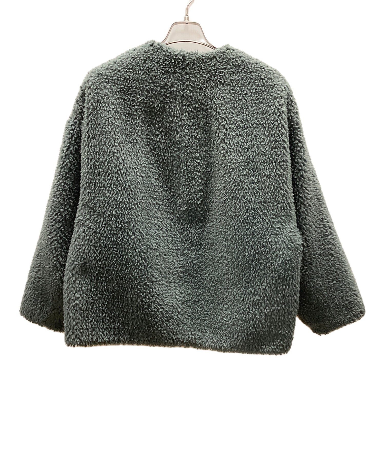 HYKE ハイク フェイクファー ベスト グレー サイズ01 HYKE(ハイク