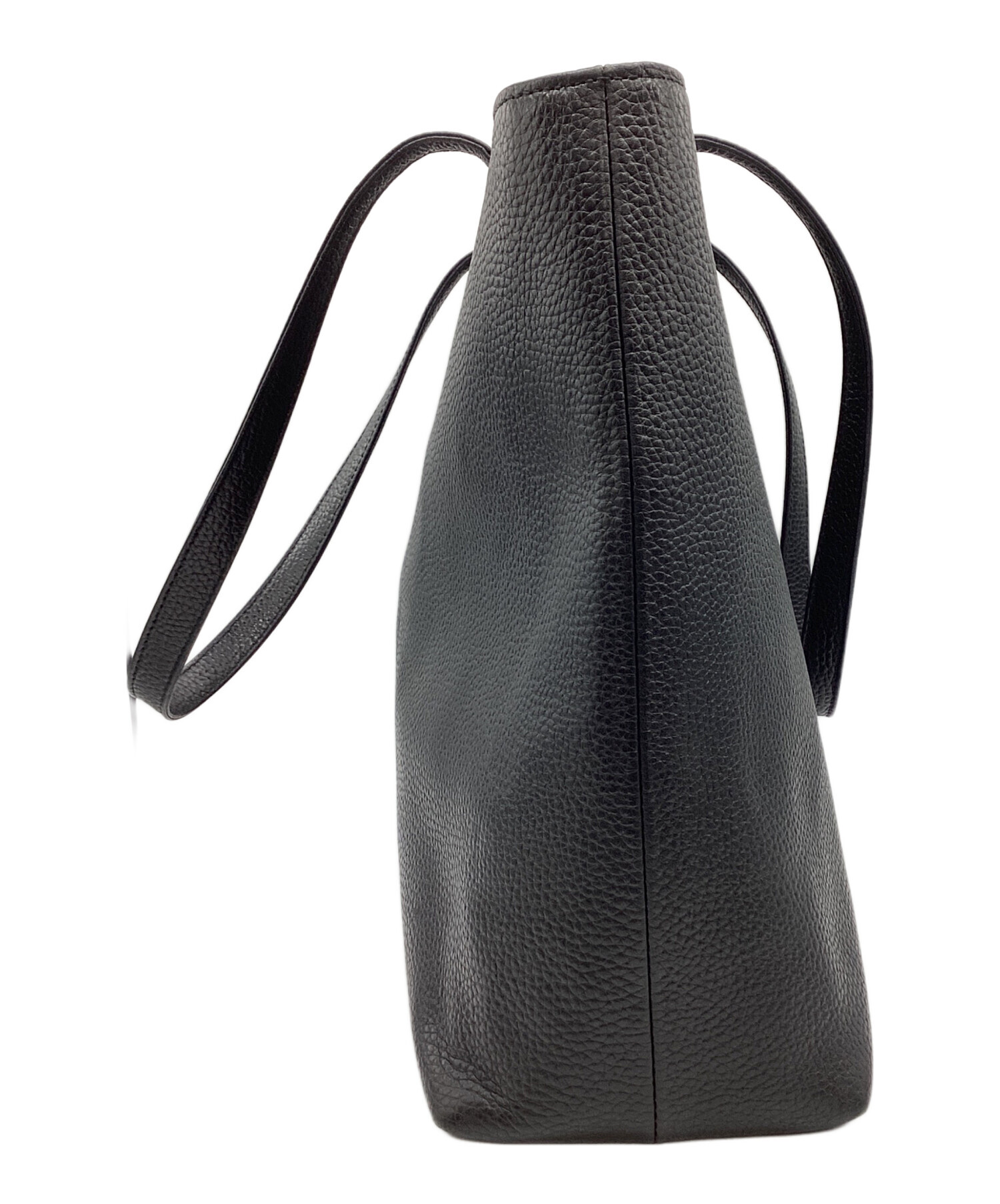 中古・古着通販】HASHTAG (ハッシュタグ) レザートートバッグ ブラック