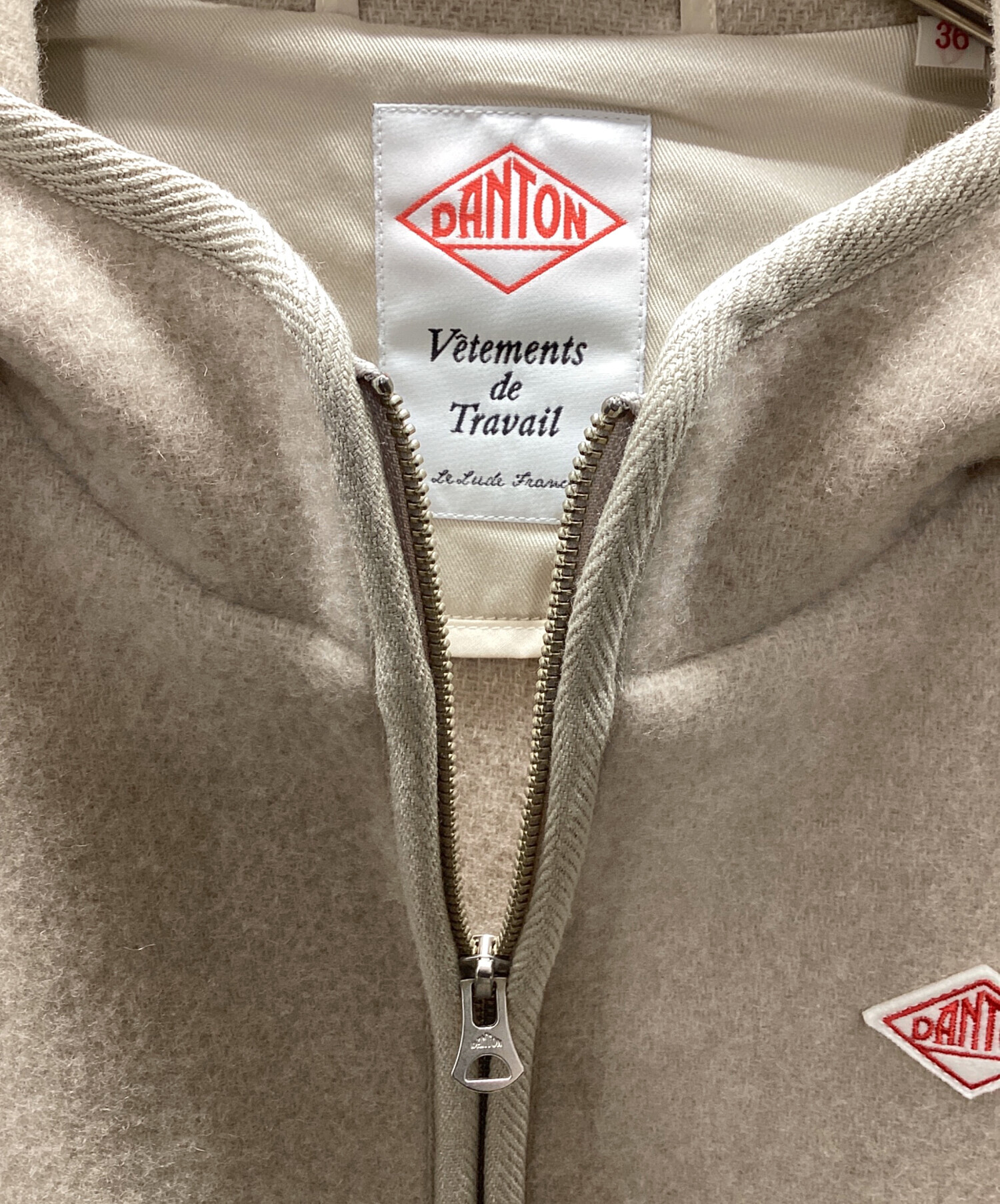 中古・古着通販】DANTON (ダントン) ウールパイル フード付き フリース