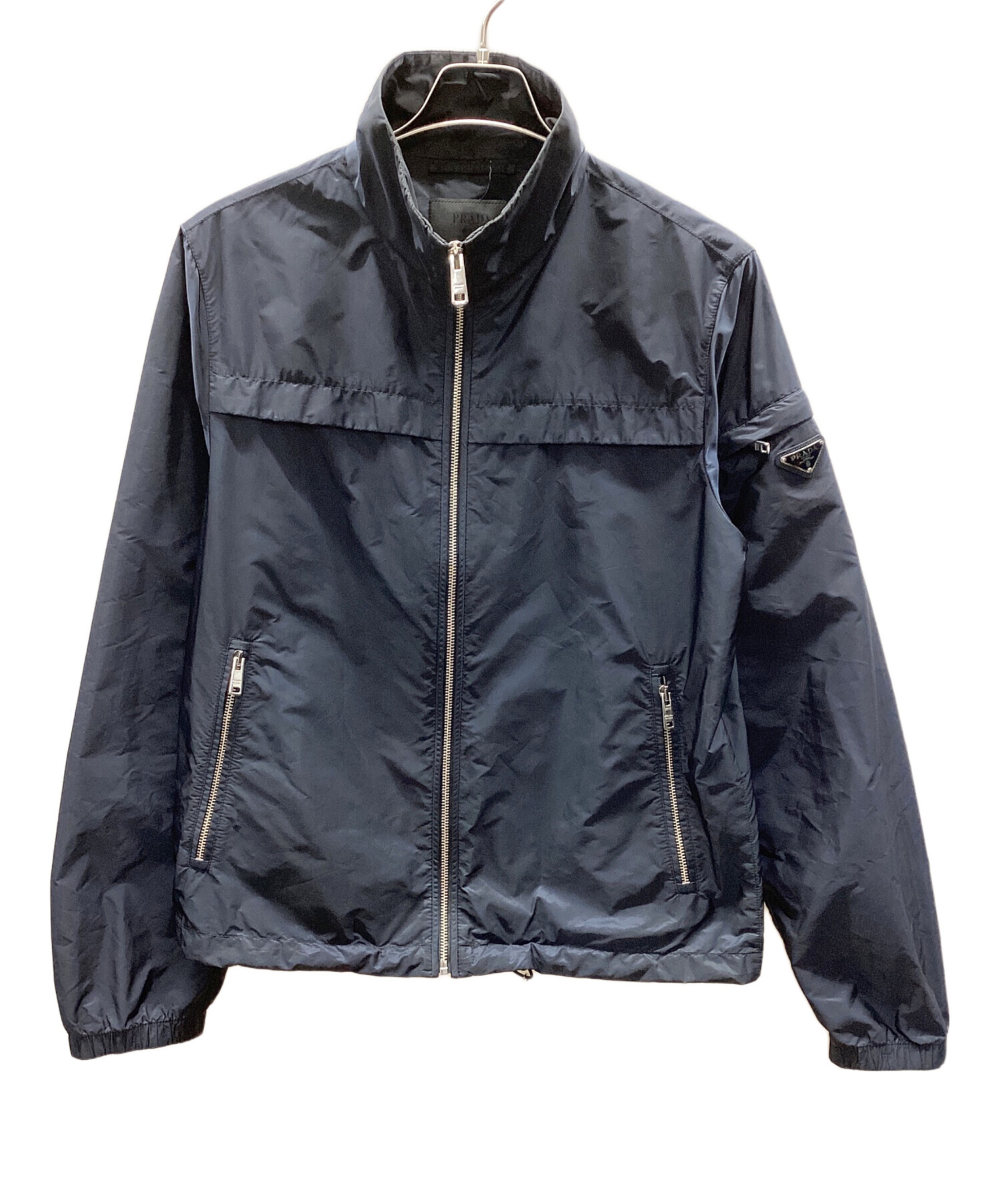 PRADA プラダ ナイロンジャケット 中古・古着通販】PRADA (プラダ) プレート付きナイロンジャケット