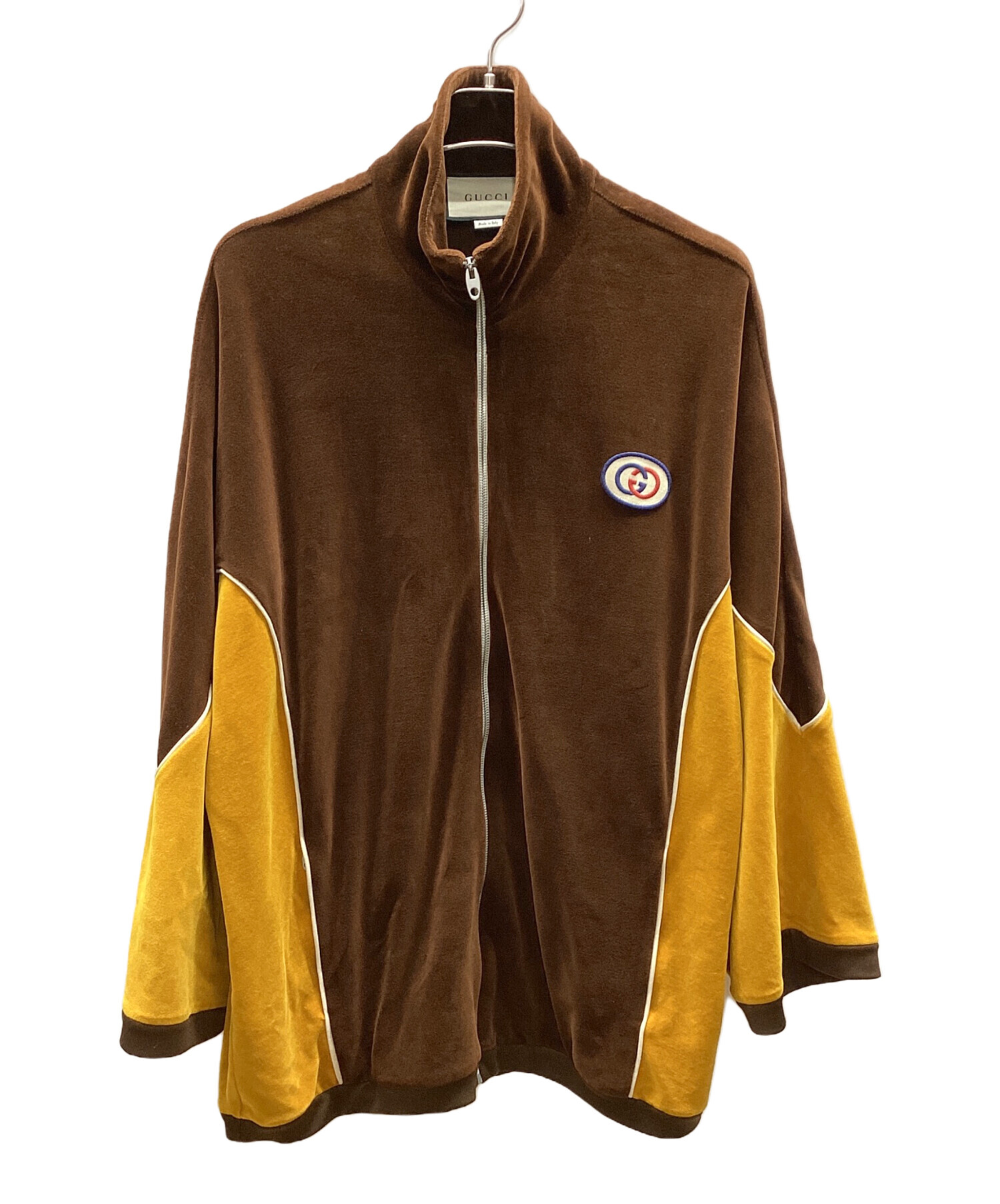 中古・古着通販】GUCCI (グッチ) シェニールキモノジャケット ブラウン