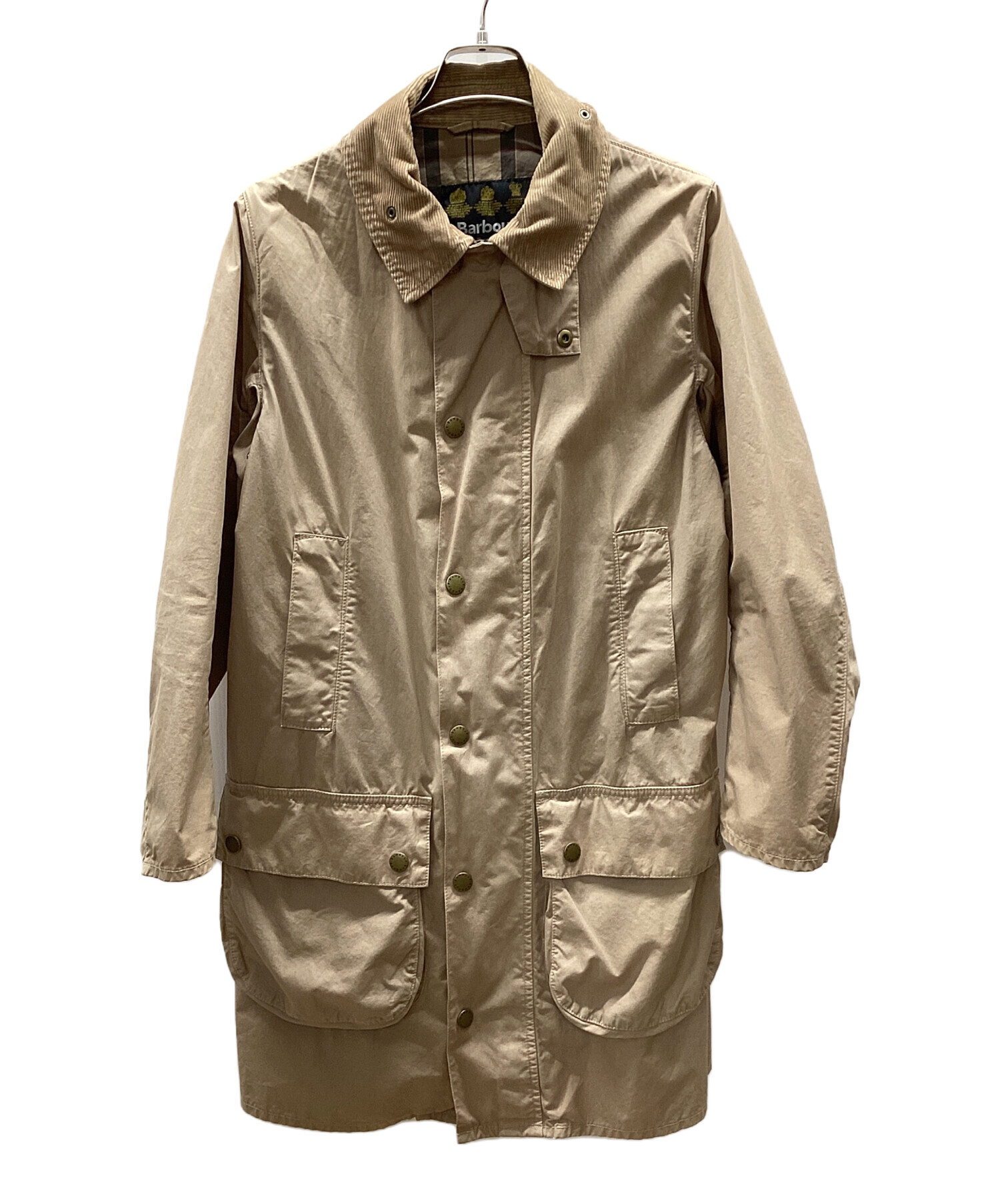中古・古着通販】Barbour (バブアー) ステンカラーコート ブラウン 