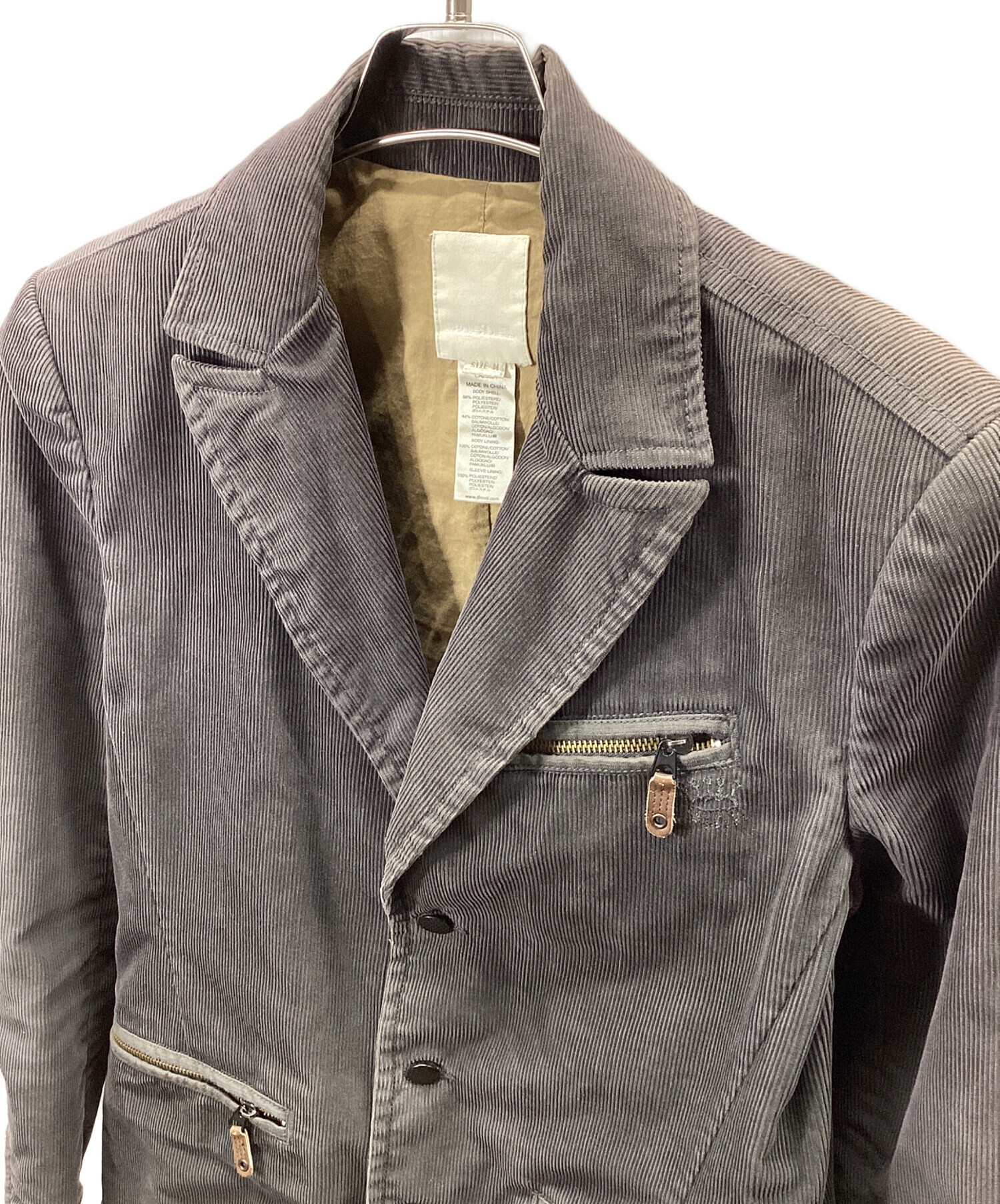 中古・古着通販】DIESEL (ディーゼル) コーデュロイジャケット