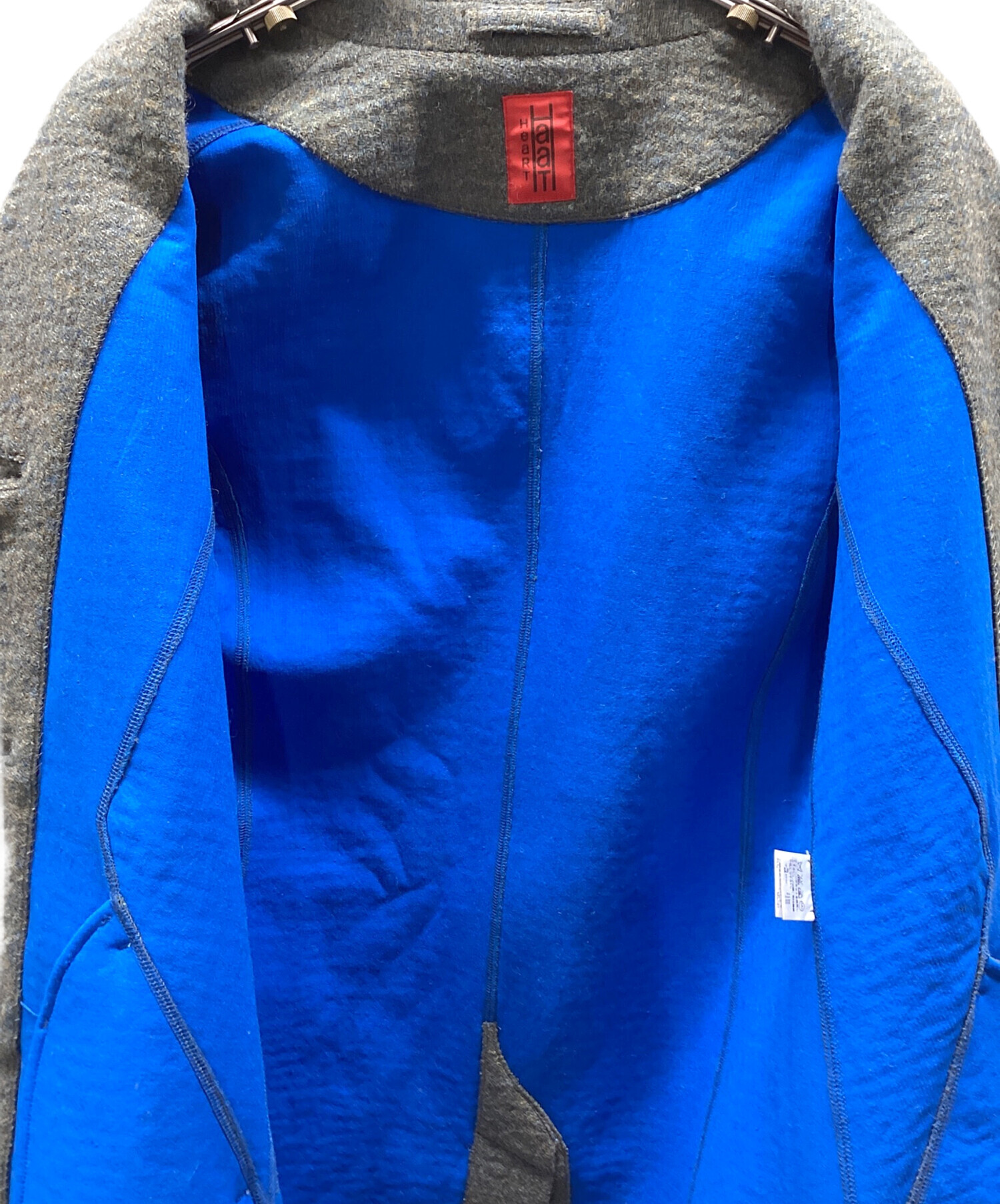 中古・古着通販】Haat (ハート イッセイ ミヤケ) ウールコート カーキ