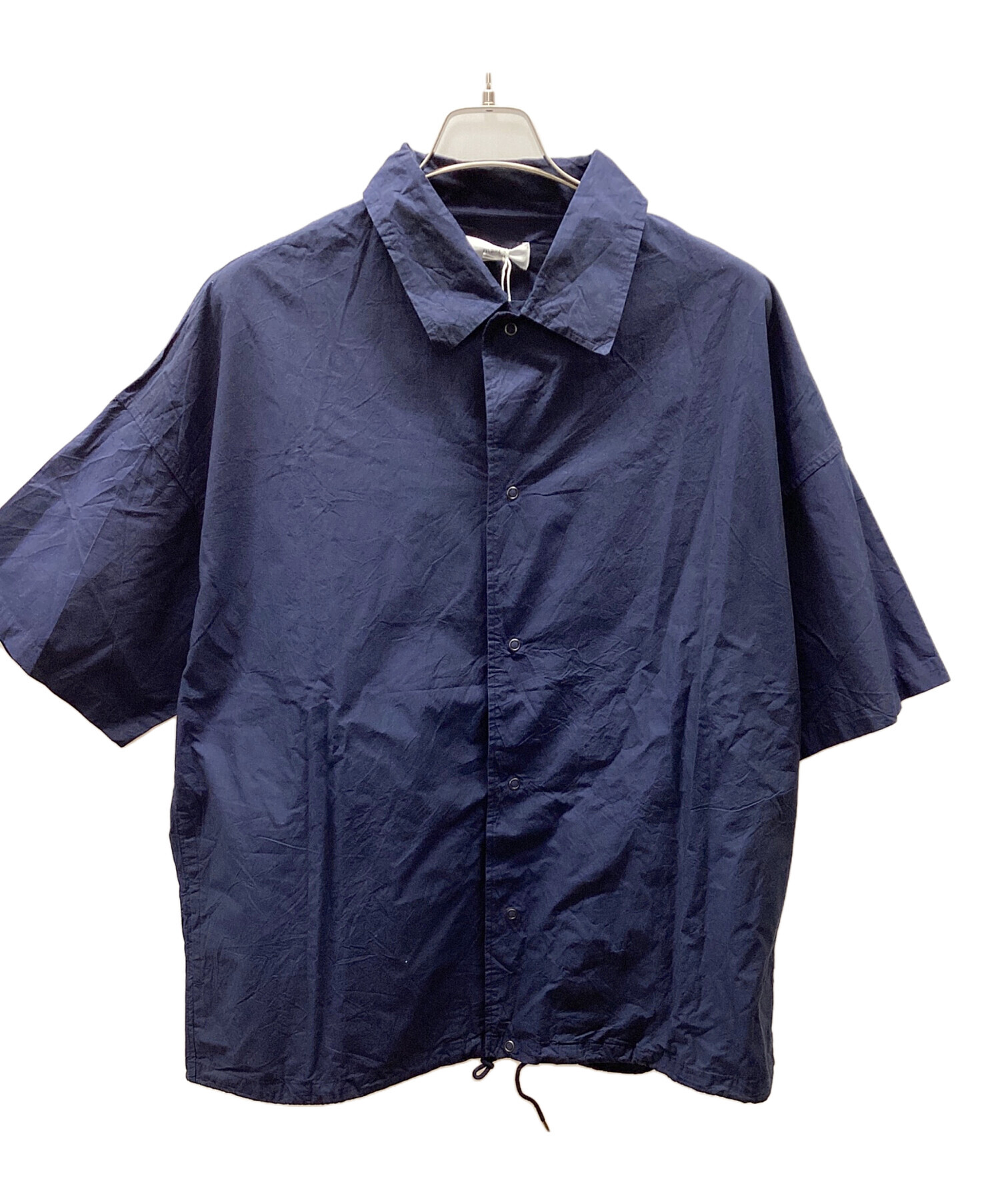 中古・古着通販】MARKA (マーカ) 半袖シャツ ネイビー サイズ:size3 未