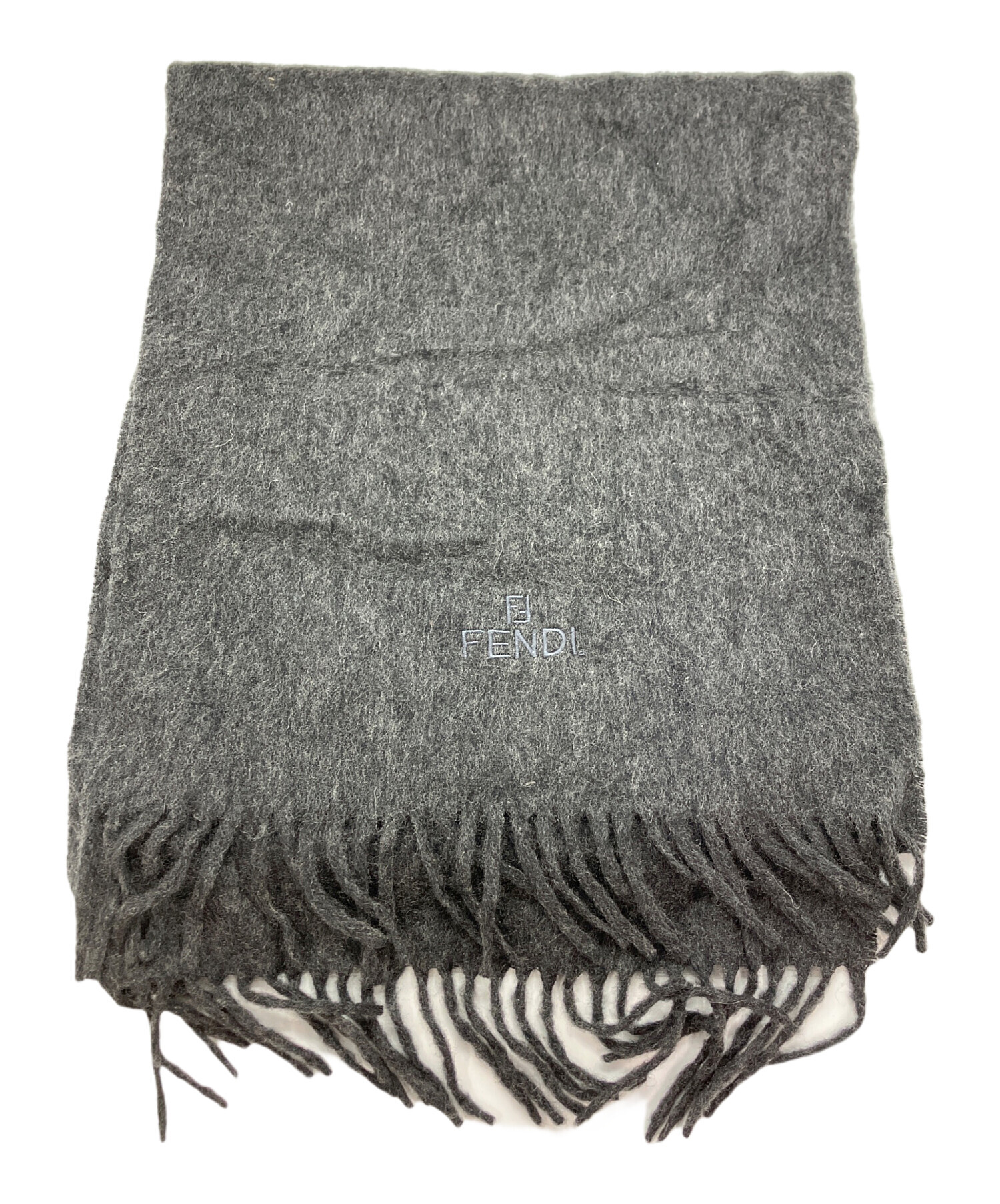 中古・古着通販】FENDI (フェンディ) マフラー グレー｜ブランド・古着