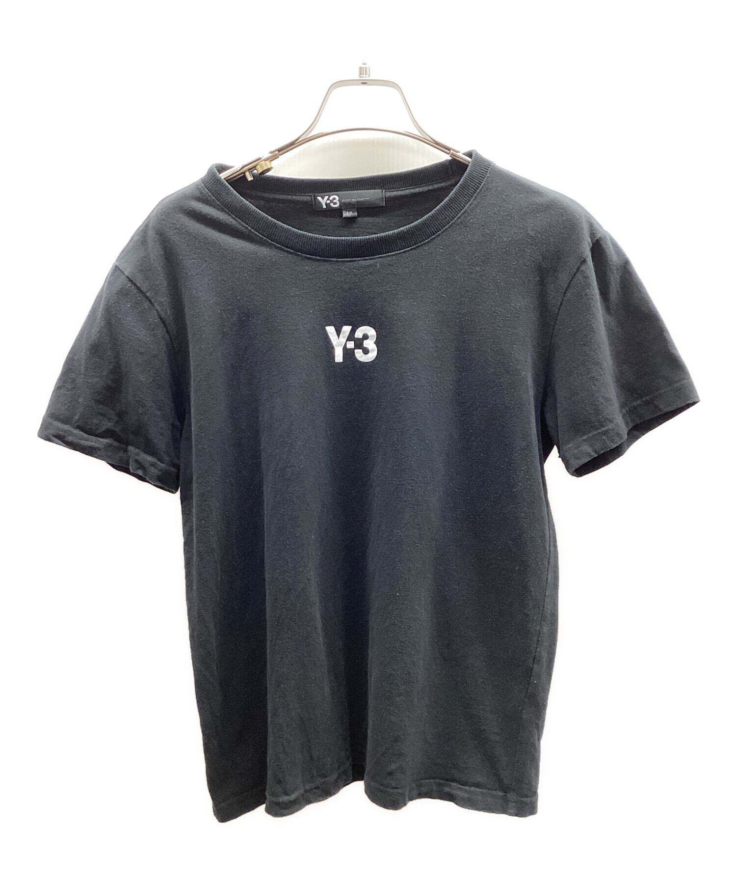 中古・古着通販】Y-3 (ワイスリー) 半袖カットソー ブラック サイズ:S