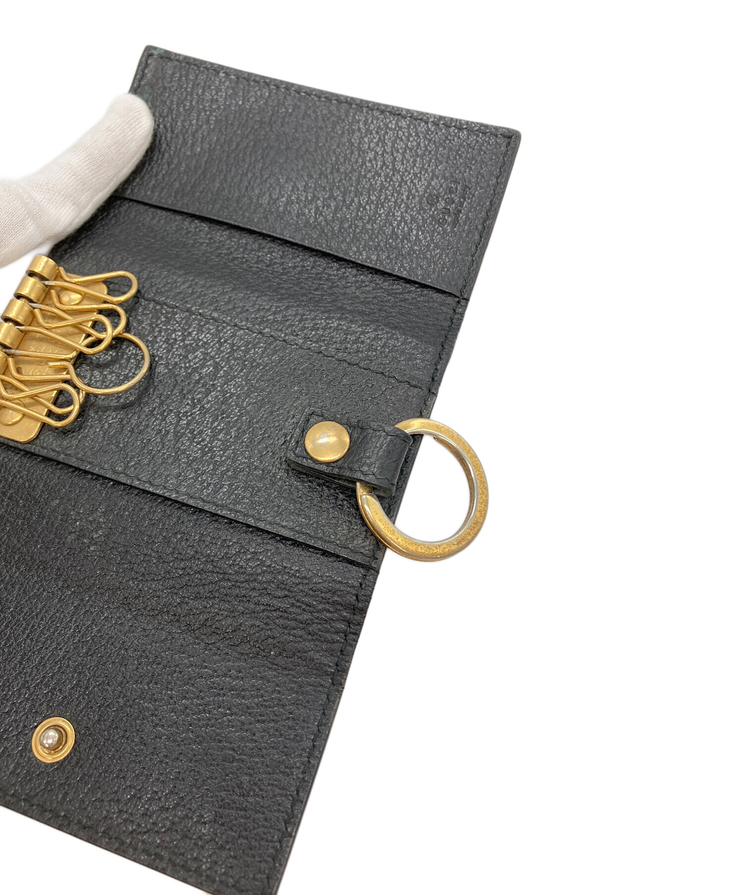中古・古着通販】GUCCI (グッチ) グッチ GGマーモント 6連キーケース