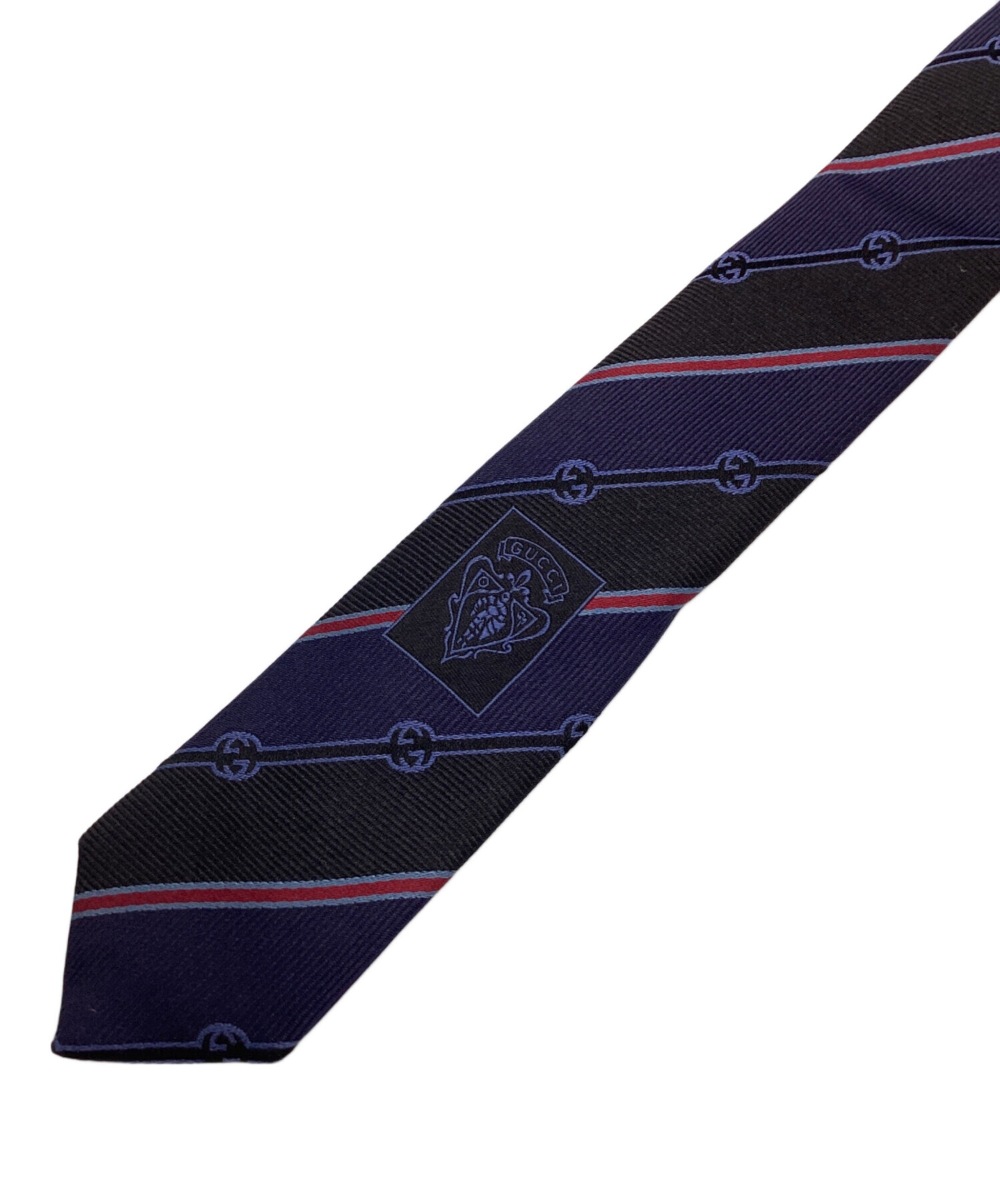 中古・古着通販】GUCCI (グッチ) レジメンタルストライプネクタイ