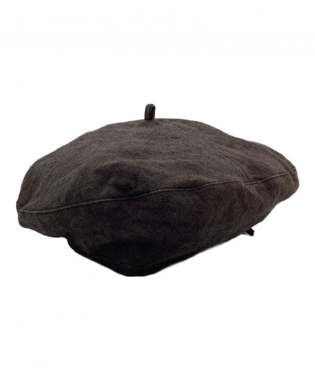 cauda コーダ ベレー帽 カシミア リネン ハンドメイド フランス軍 中古・古着通販】Cauda (コーダ) ベレー帽 ブラウン サイズ:2