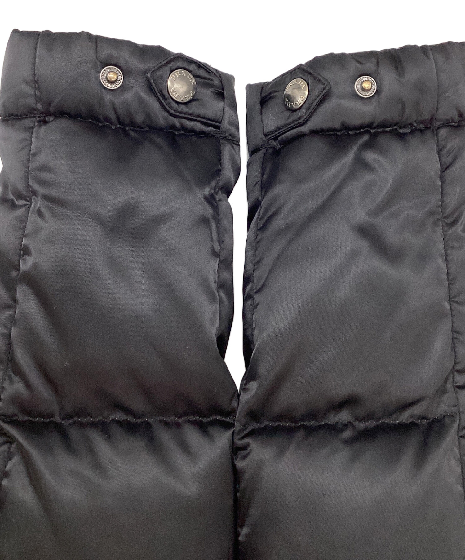 中古・古着通販】PRADA (プラダ) ダウンジャケット ブラック サイズ:38