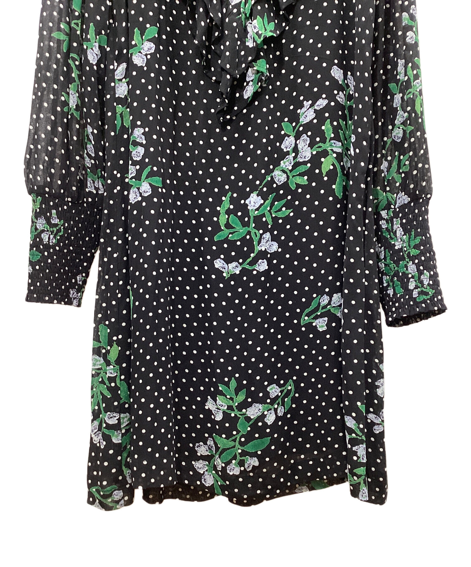 一度のみ使用　size 36 ganni ワンピース 一度のみ使用 size 36 ganni ワンピース 一度のみ使用 size 36 ganni