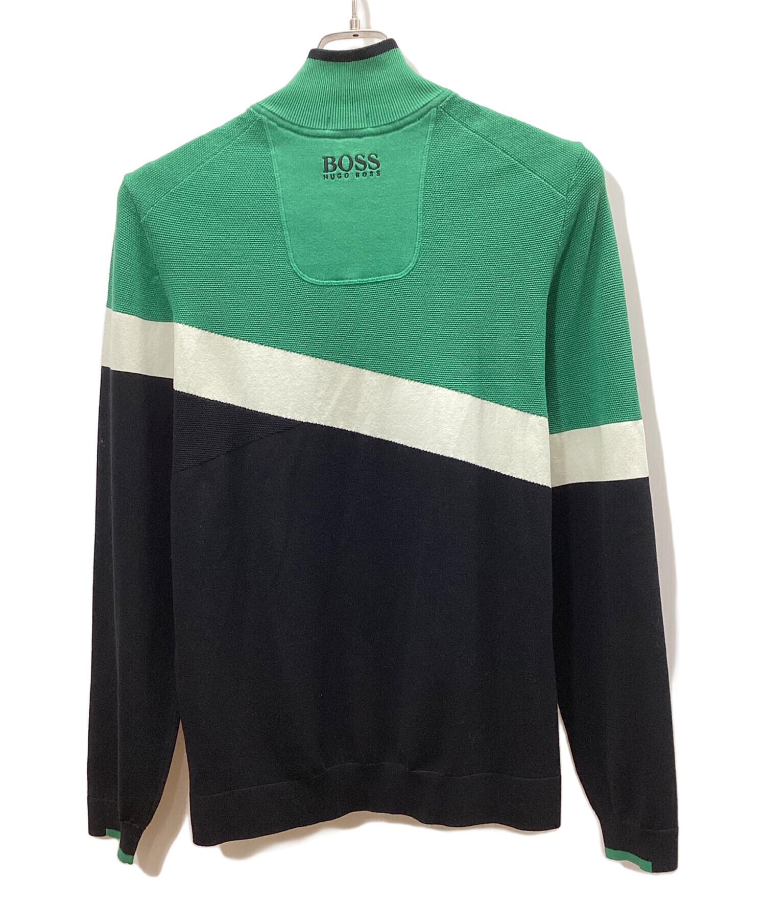 中古・古着通販】HUGO BOSS (ヒューゴ ボス) ロゴ＆カラーブロックロゴ