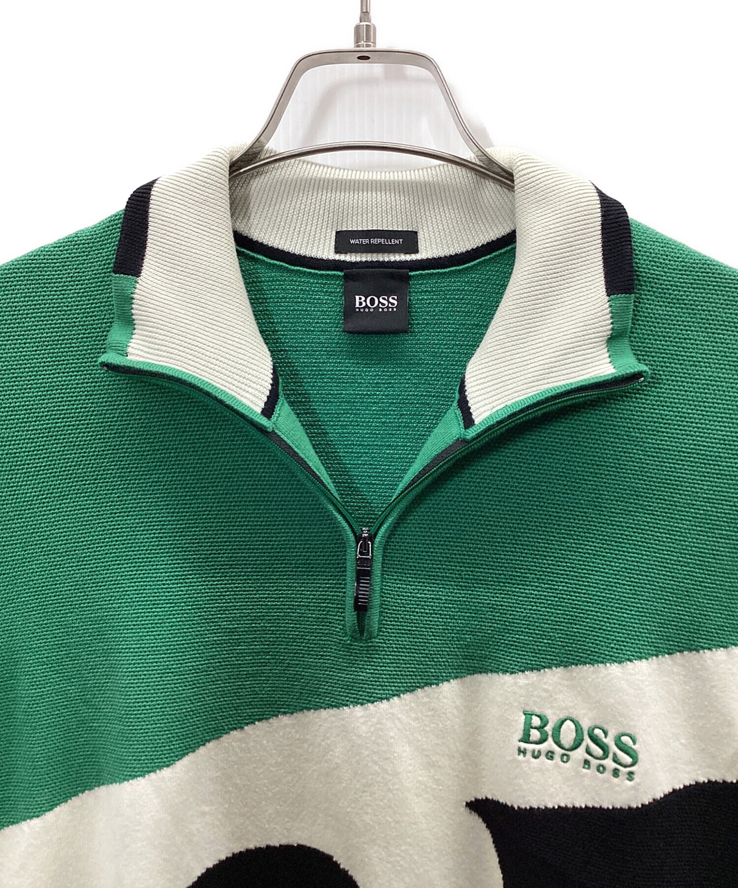 中古・古着通販】HUGO BOSS (ヒューゴ ボス) ロゴ＆カラーブロックロゴ