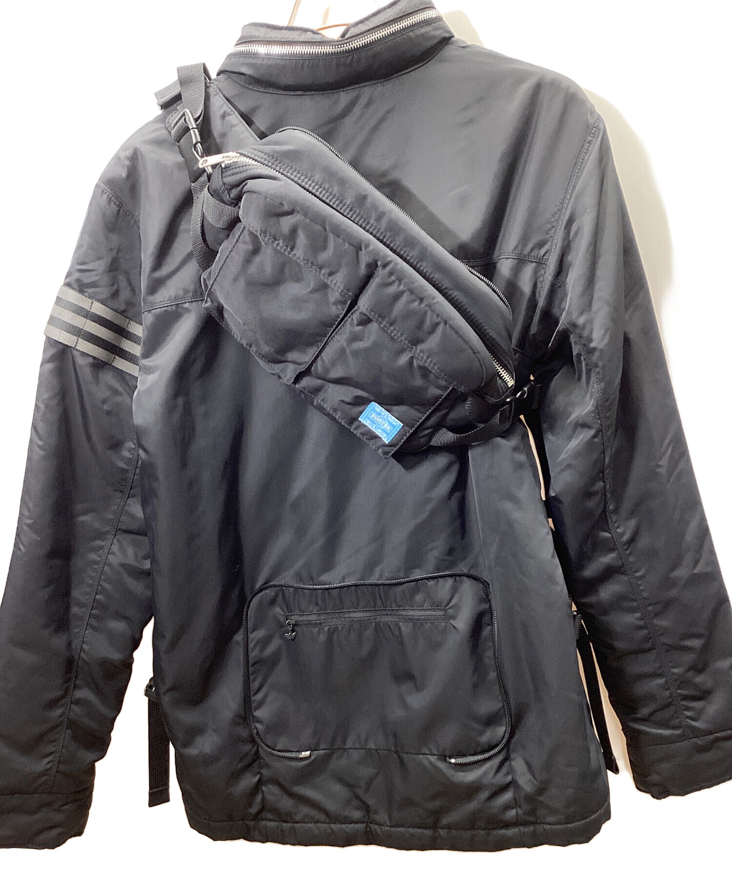 中古・古着通販】adidas (アディダス) PORTER (ポーター) ナイロン 