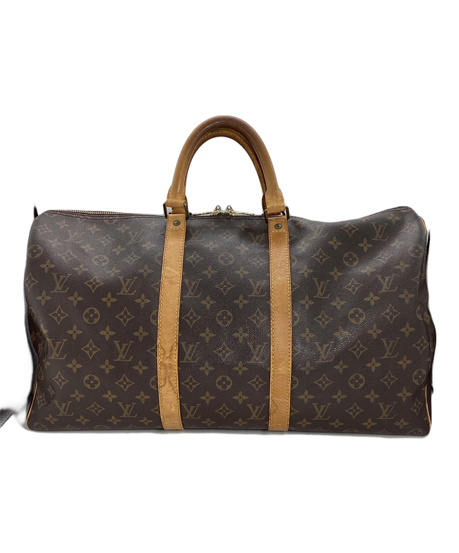 LOUIS VUITTON モノグラム キーポル50ボストンバッグ ヴィンテージ 中古・古着通販】LOUIS VUITTON (ルイ ヴィトン) モノグラム キーポル