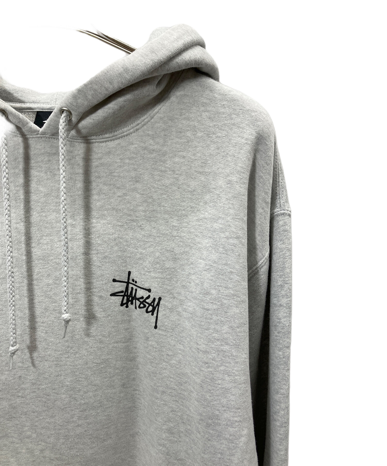 中古・古着通販】stussy (ステューシー) パーカー グレー サイズ:XL