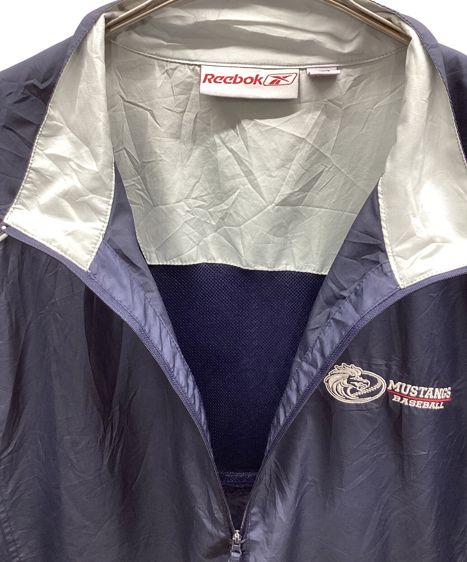 中古・古着通販】REEBOK (リーボック) アノラックジャケット ネイビー 