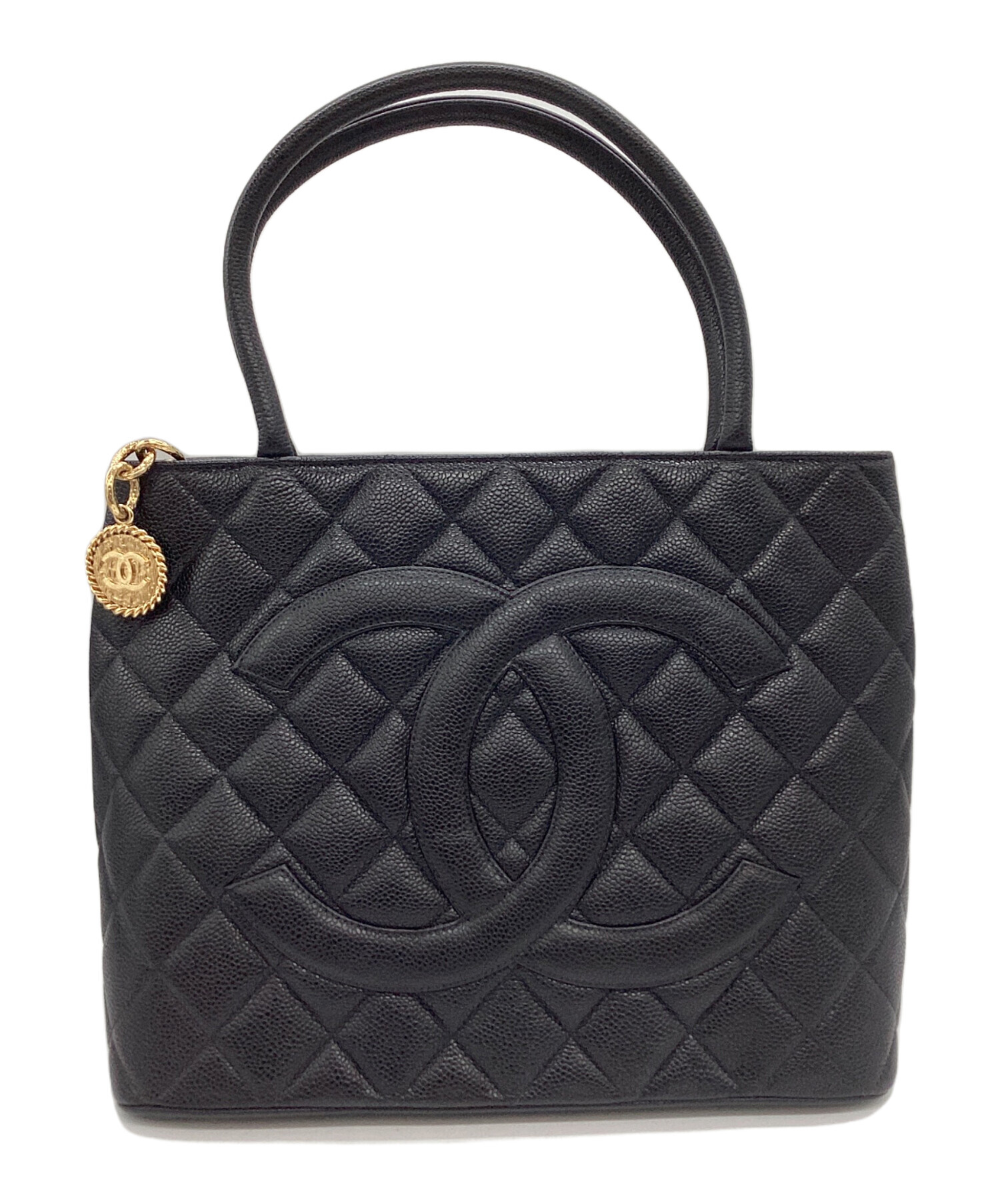中古・古着通販】CHANEL (シャネル) マトラッセ キャビアスキン トート