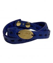 FENDI 【未使用】レザーブレスレット フェンディ(FENDI)|ビンテージレザーブレスレット|HARDOFFオフ