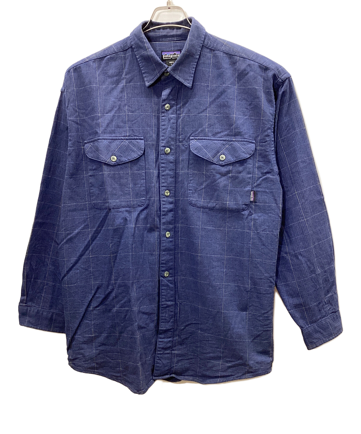 中古・古着通販】Patagonia (パタゴニア) 長袖シャツ ネイビー サイズ