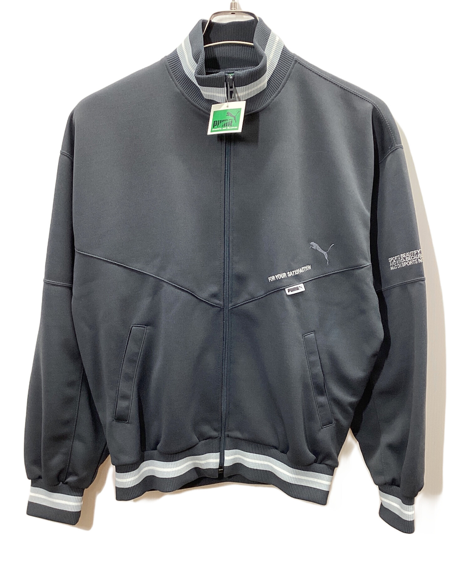 プーマ　トラックジャケット　Ｏサイズ 未使用品 中古・古着通販】PUMA (プーマ) トラックジャケット グレー サイズ:M