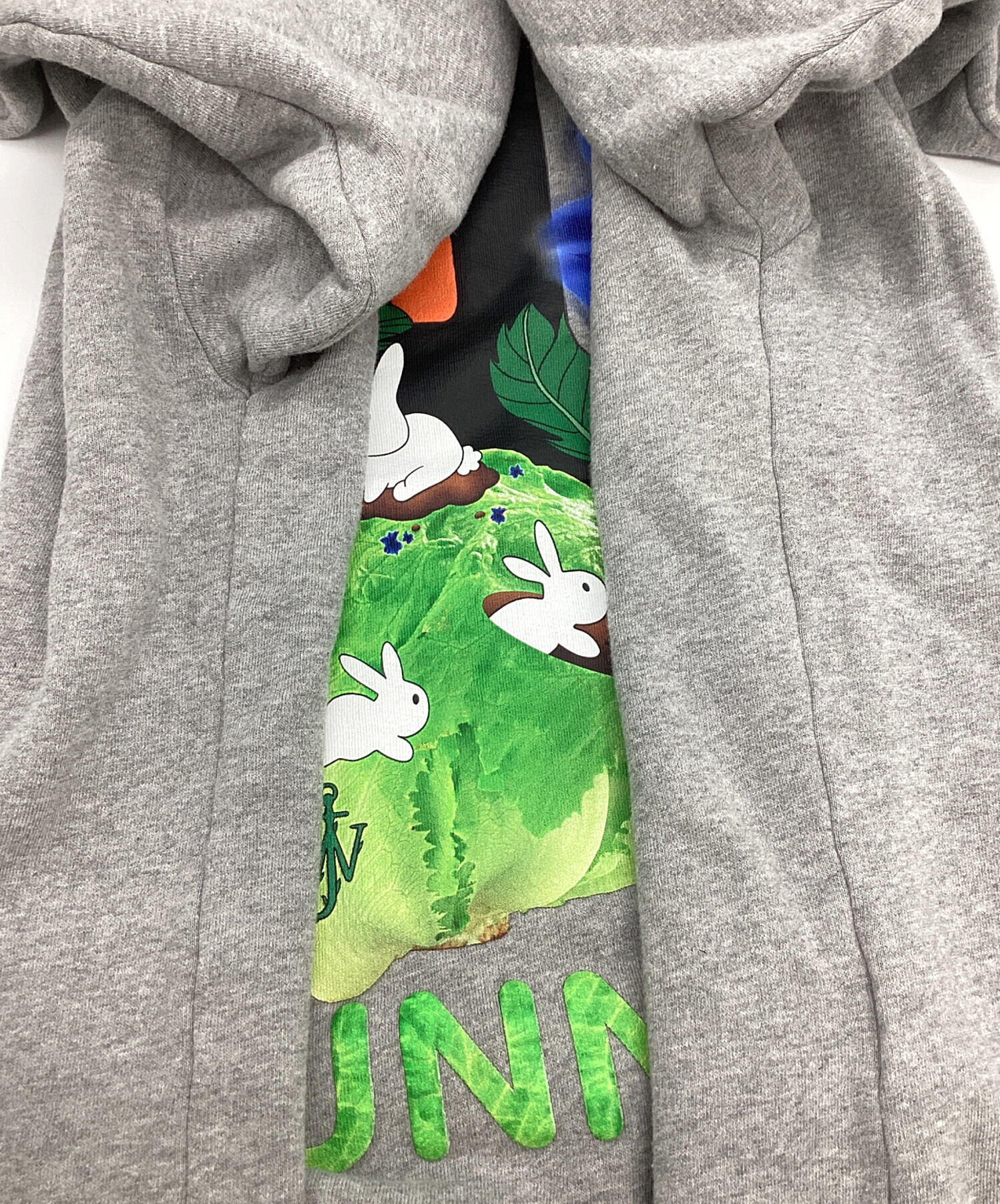 JW Anderson ジェイダブリューアンダーソン パーカー XS 緑 【古着】【中古】 J.W.ANDERSON - JW Anderson ジェイダブリューアンダーソン パーカー
