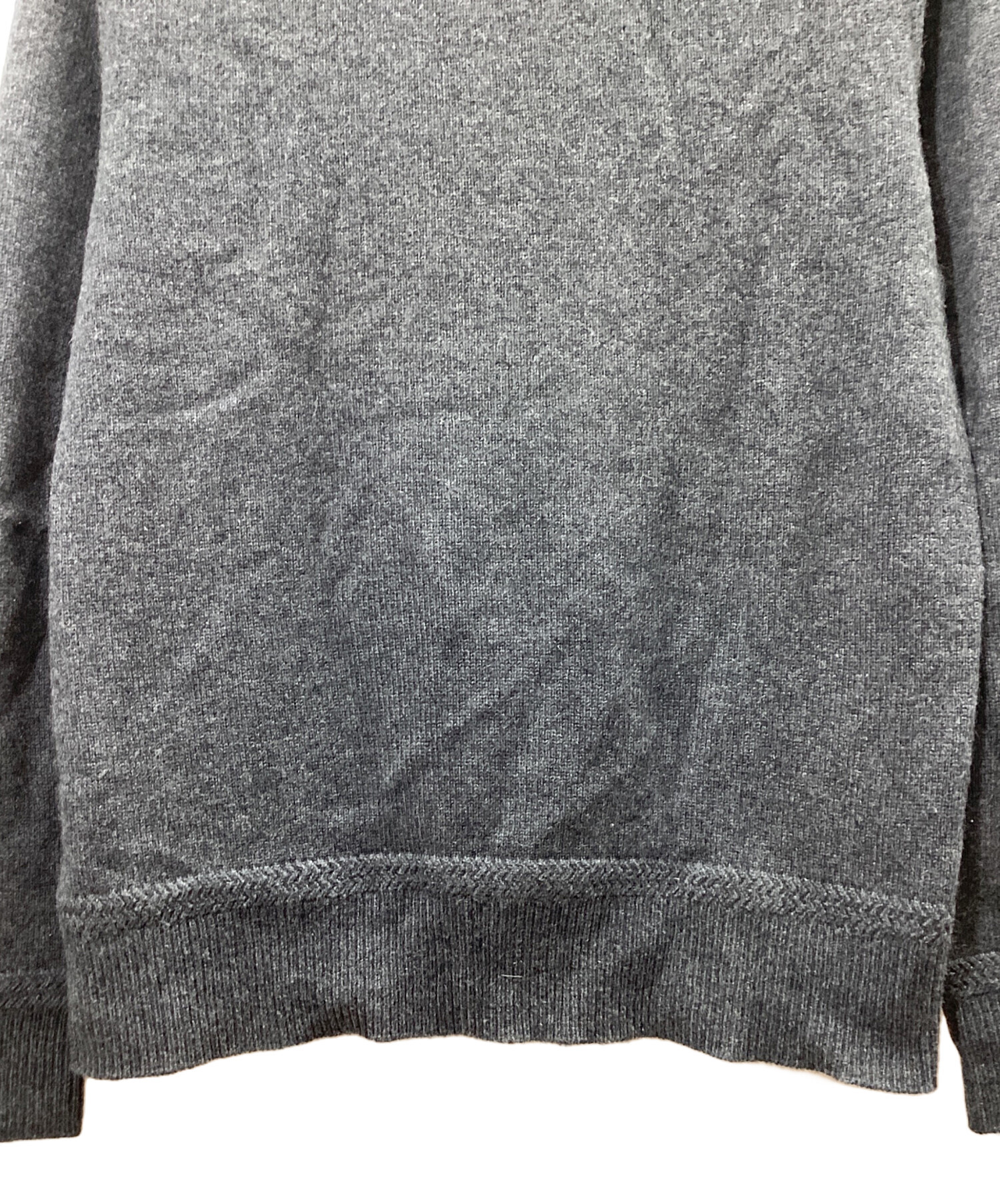 中古・古着通販】BURBERRY (バーバリー) タートルネックニット グレー