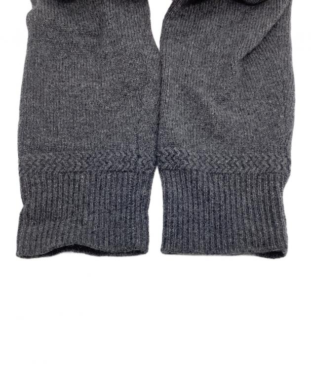 【美品・人気】バーバリー タートルネックニット ノバチェック 2 ブラック 黒 中古・古着通販】BURBERRY (バーバリー) タートルネックニット グレー