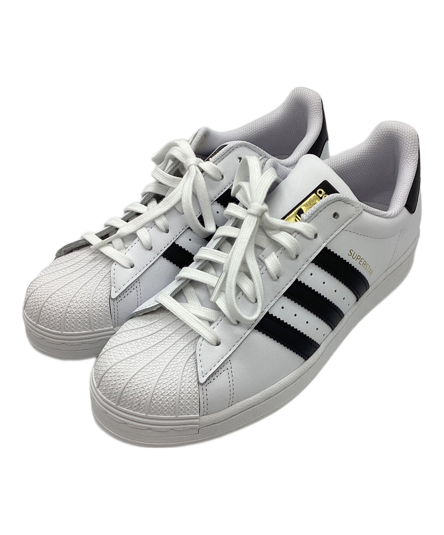 美品adidas スーパースター 黒 オールブラック 27cm 美中古・adidas 