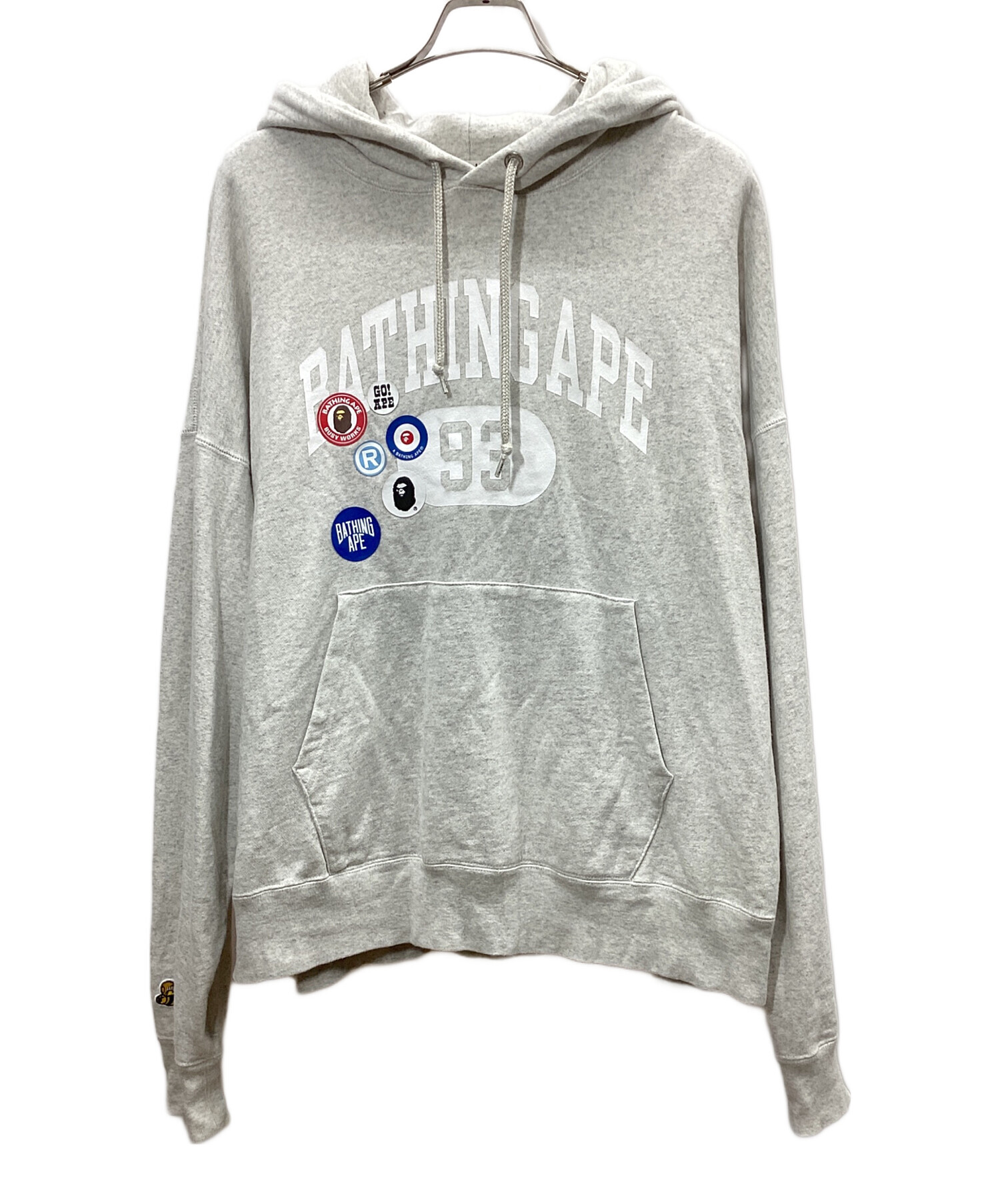 A BATHING APE アベイシングエイプ/ロゴパッチ パーカー/001PPＨ801012Ｍ/L/メンズインナー/Aランク/51 Ａ ＢＡＴＨＩＮＧ ＡＰＥ アベイシングエイプ⁄メンズファッション