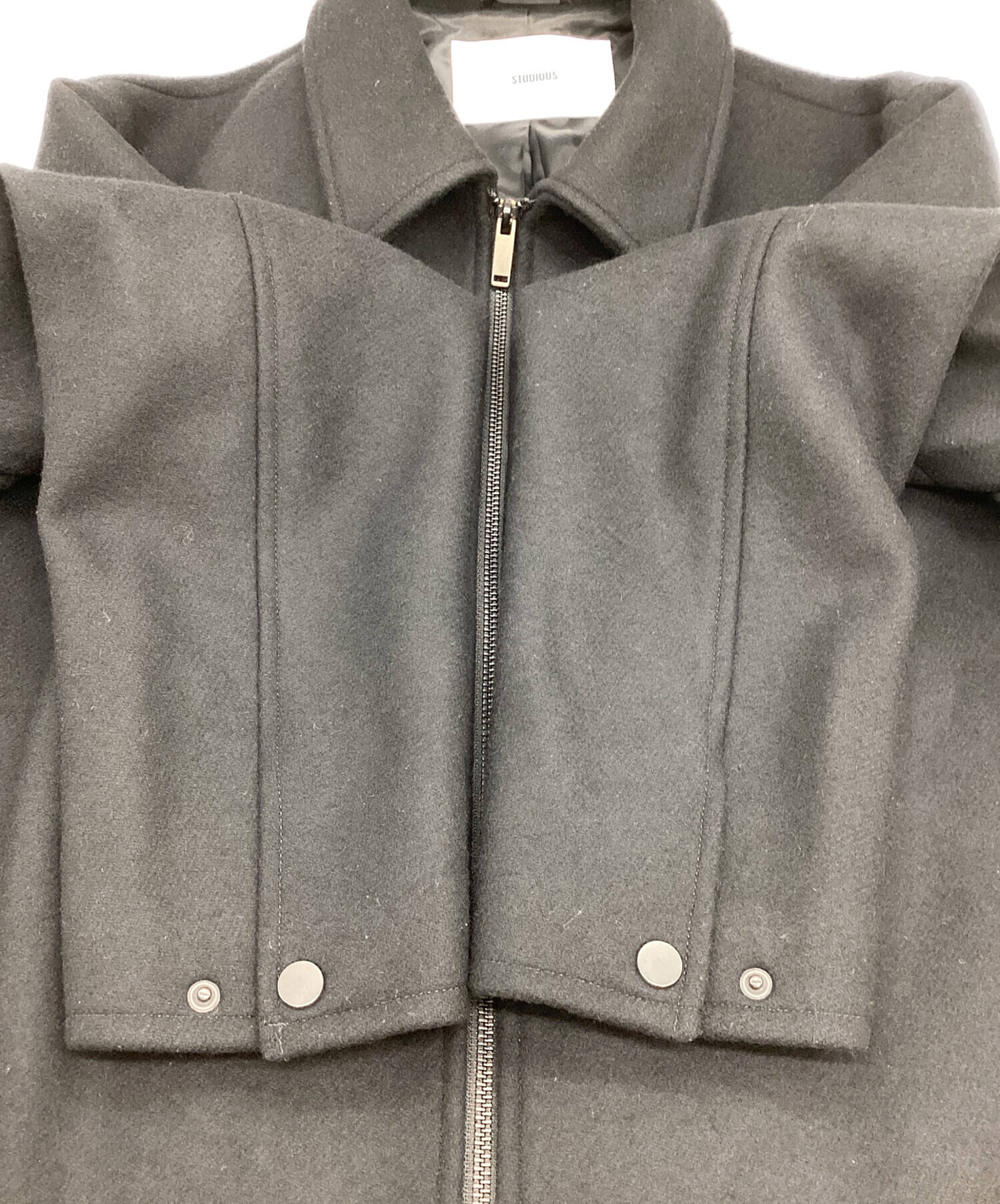 中古・古着通販】STUDIOUS (ステュディオス) カシミヤウールジップ 