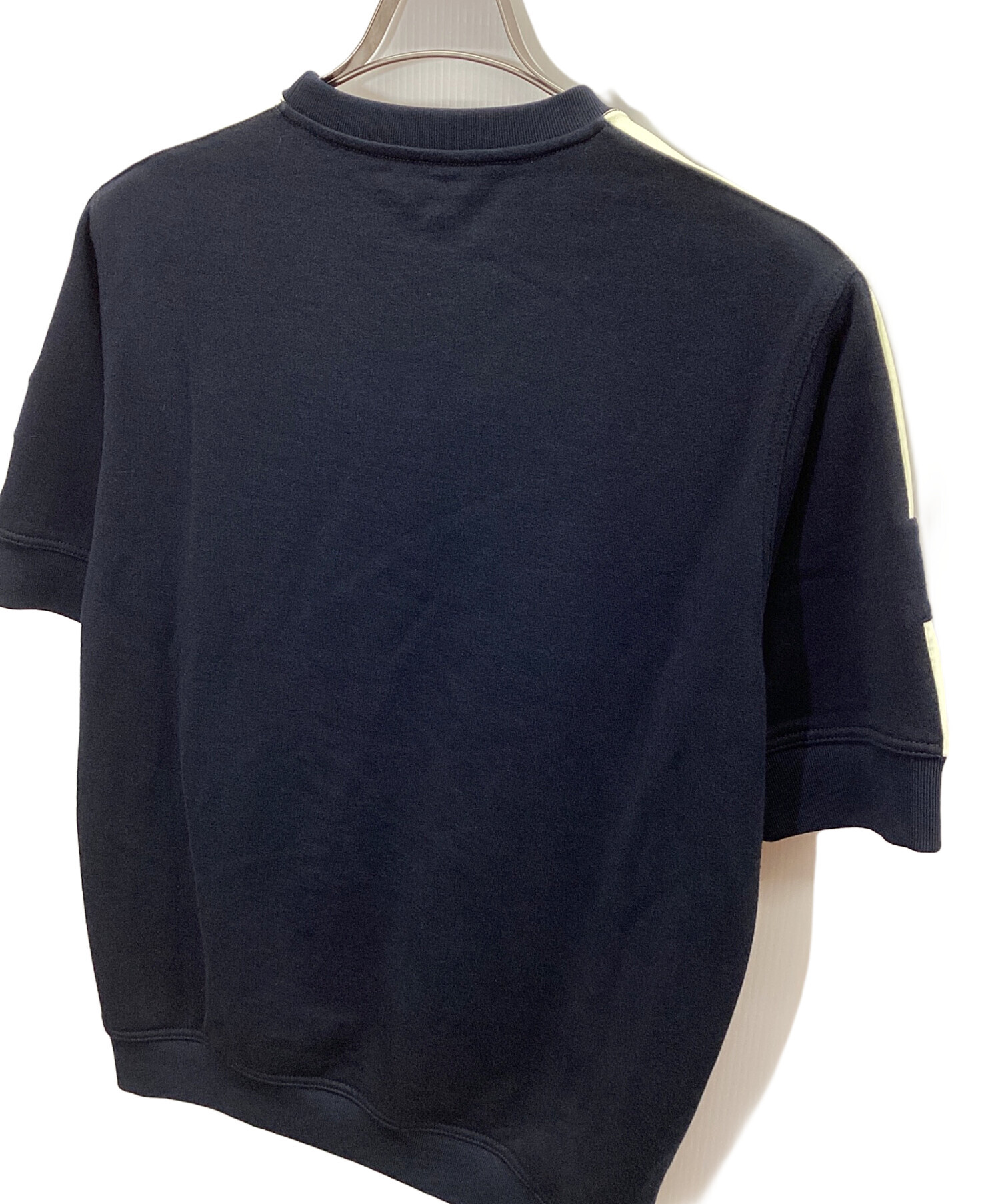 中古・古着通販】HERMES (エルメス) 半袖スウェット ホワイト×ネイビー