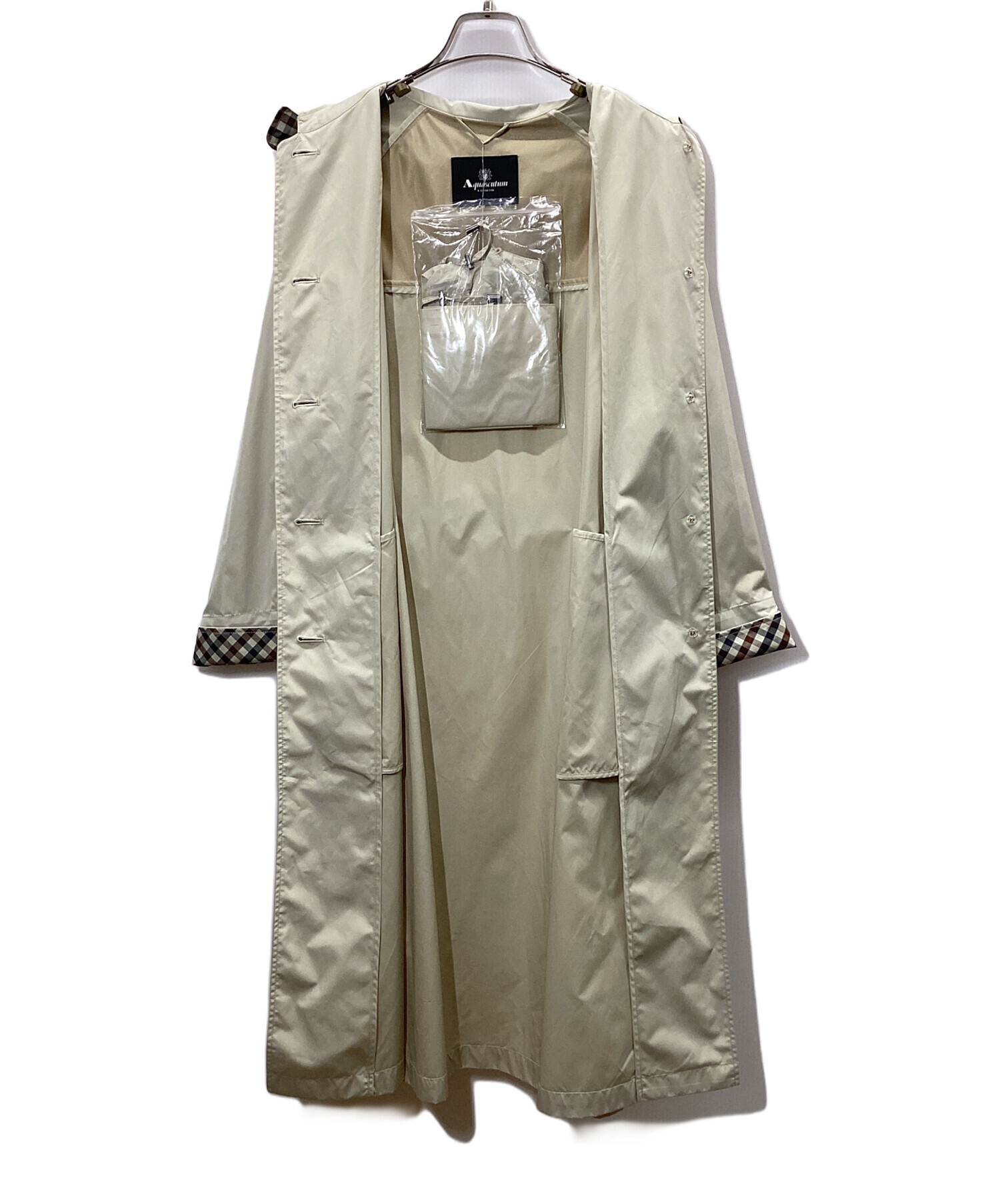 中古・古着通販】Aquascutum (アクアスキュータム) レインコート 