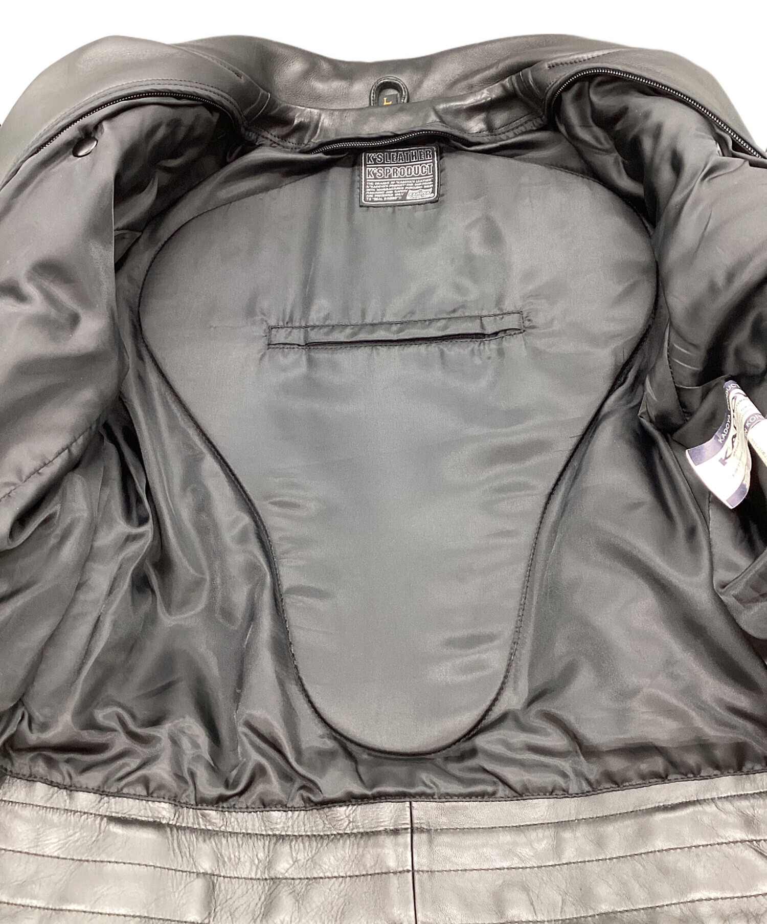 中古・古着通販】KADOYA (カドヤ) ダブルライダースジャケット 