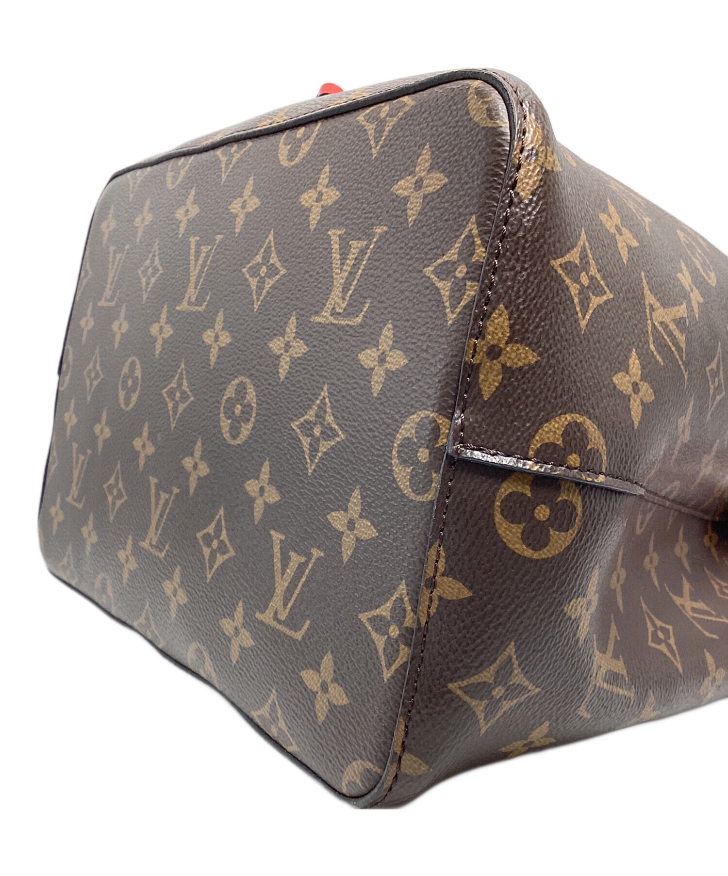 ルイ・ヴィトン LOUIS VUITTON ネオノエ モノグラム ハンドバッグ バッグ PVCコーティングキャンバス レザー レディース ブラウン系 / レッド系 M43985 【中古】 中古・古着通販】LOUIS VUITTON (ルイ ヴィトン) モノグラム ネオノエ