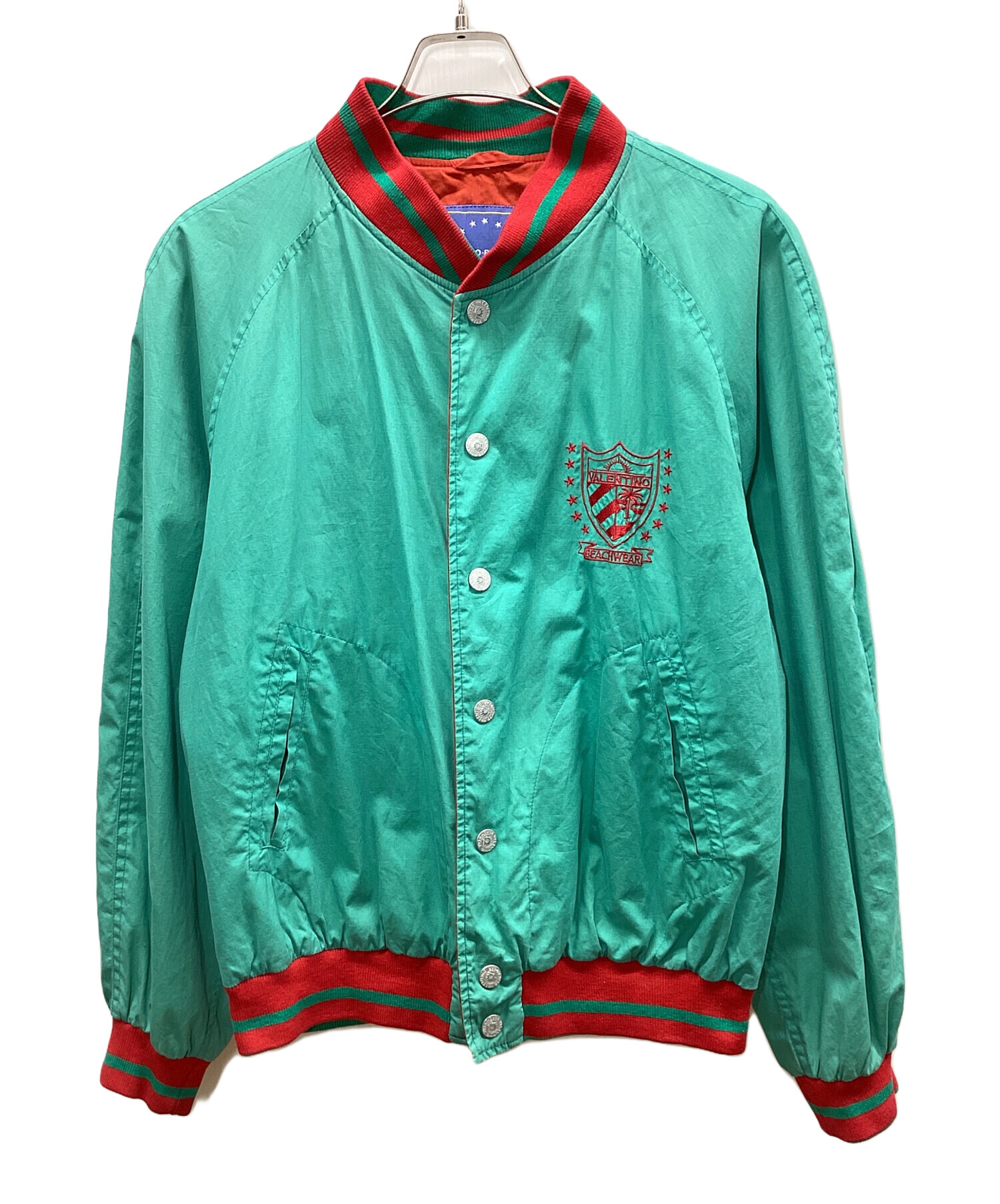 8*B様 VALENTINO チェック柄スタジャン 中古・古着通販】VALENTINO GARAVANI (ヴァレンティノ・ガラヴァーニ