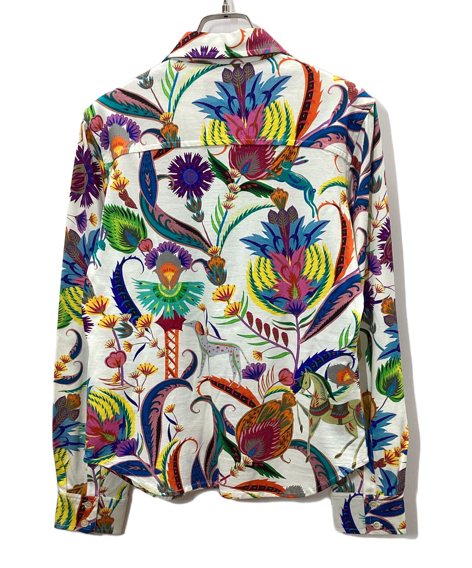 中古・古着通販】ETRO (エトロ) 長袖コットンシャツ ホワイト サイズ 