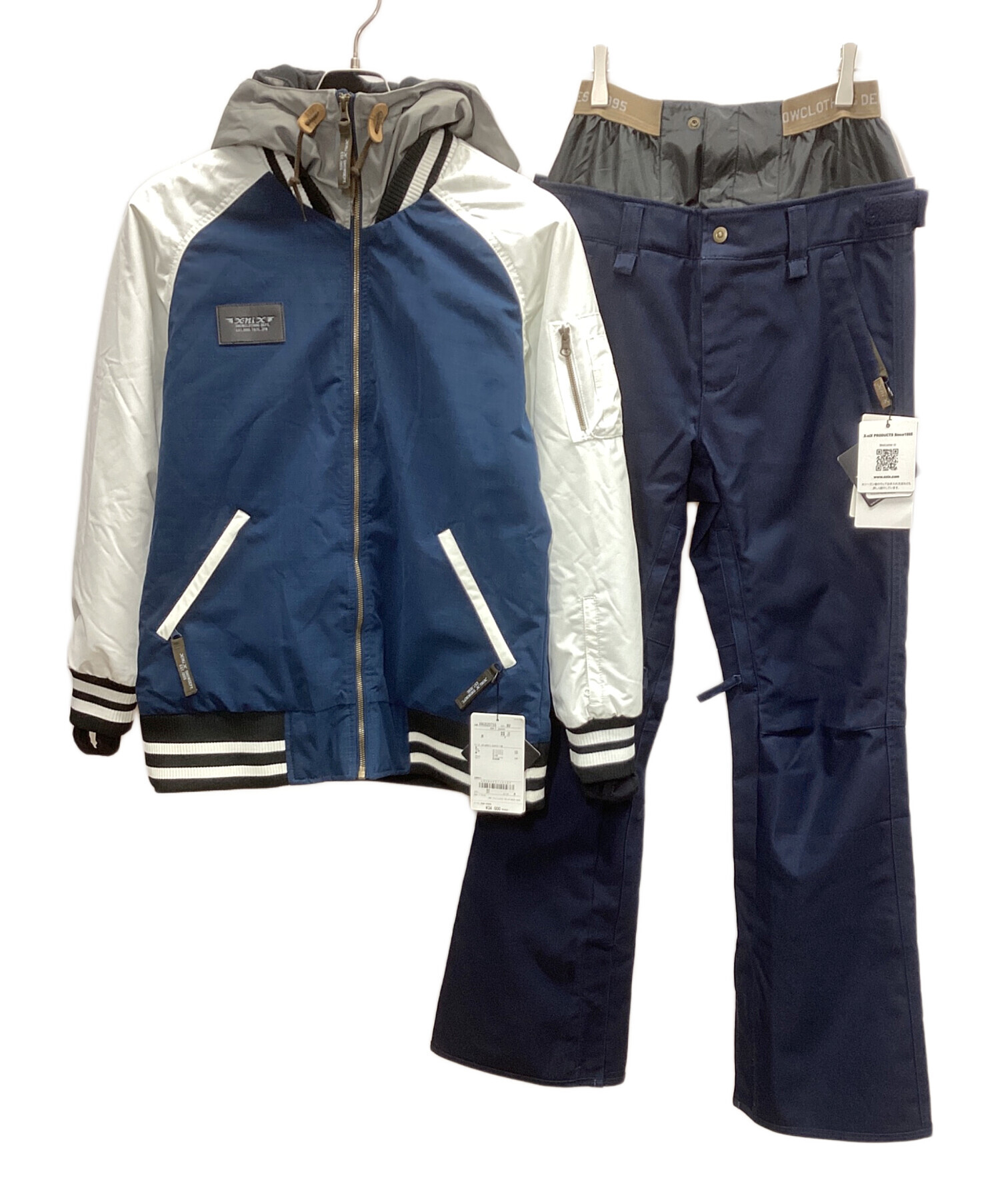 中古・古着通販】X-nix (エクスニクス) スキーウェア(セット) ネイビー