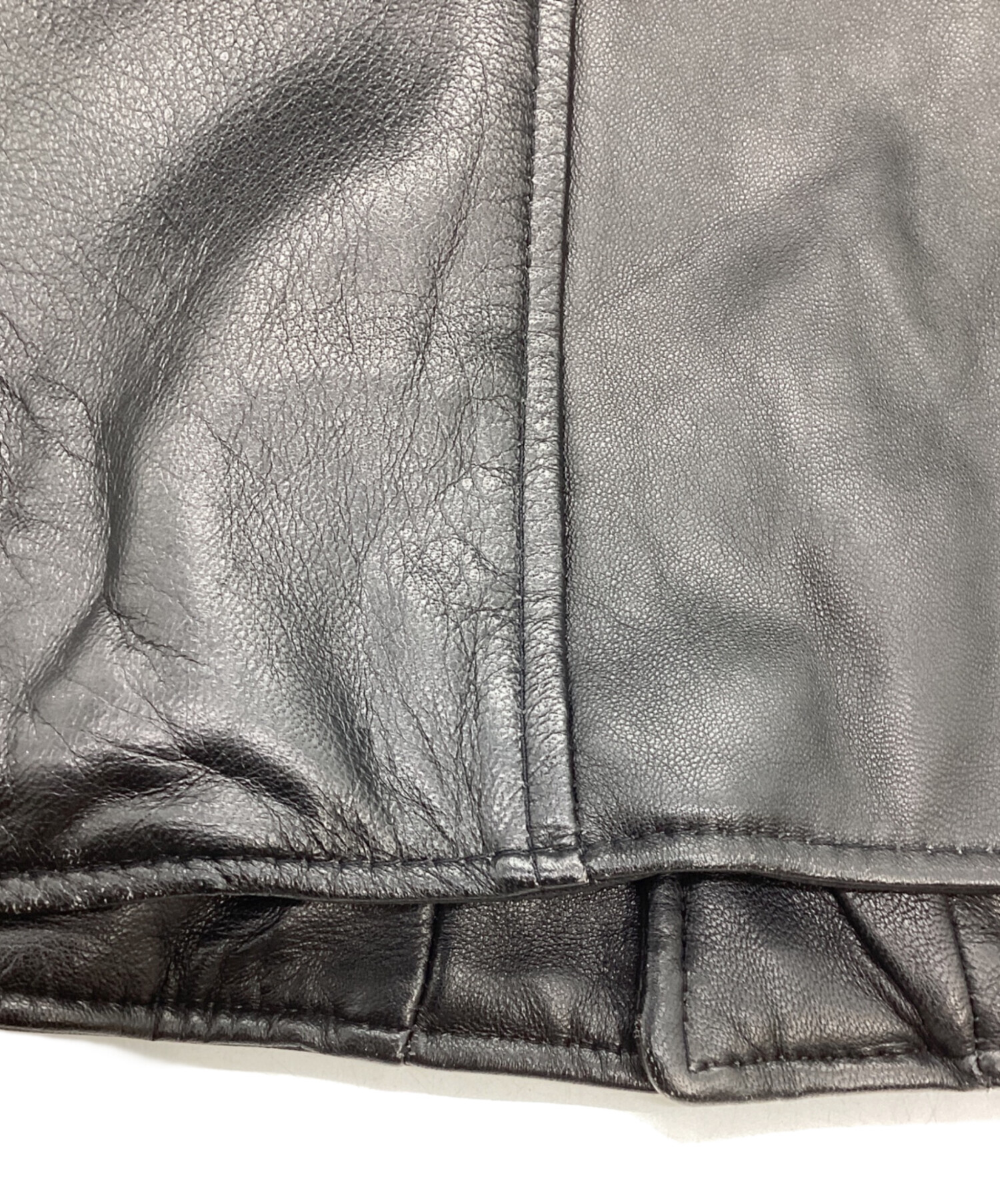 中古・古着通販】Schott (ショット) ライダースジャケット ブラック