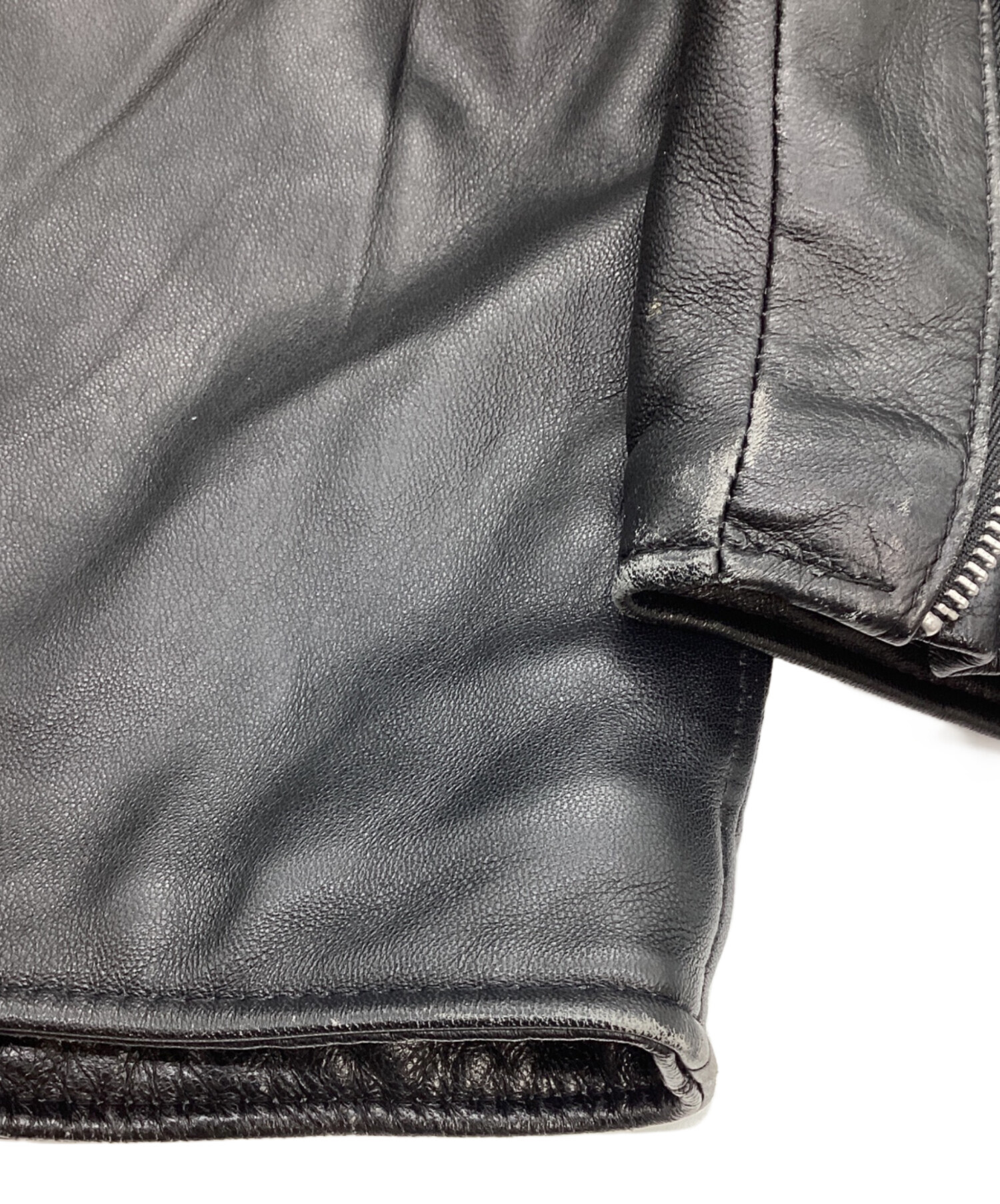 中古・古着通販】Schott (ショット) ライダースジャケット ブラック