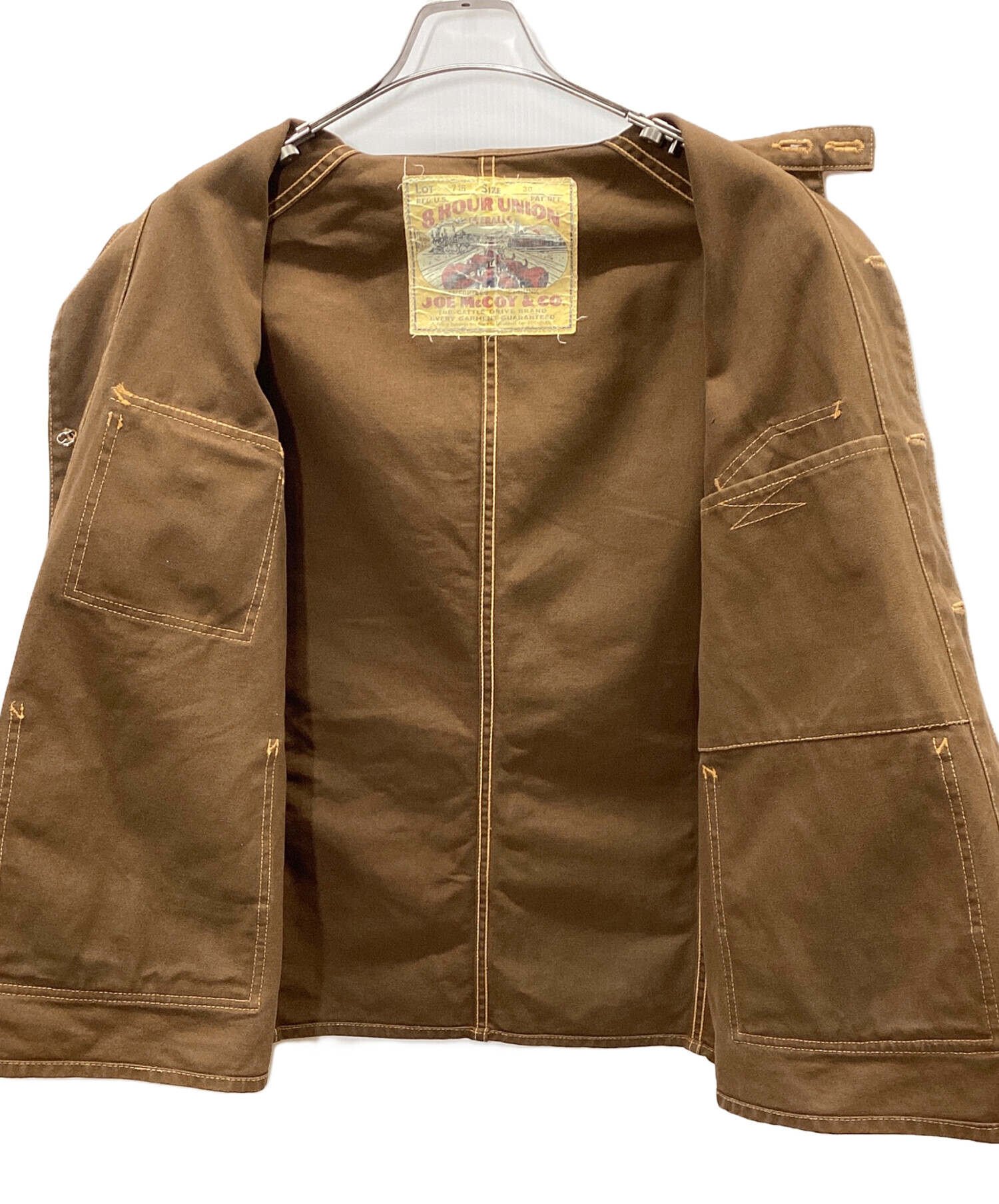 JoeMcCoy ジョーマッコイ カバーオール ブラウンダック 中古・古着通販】Joe McCOY (ジョーマッコイ) カバーオール ベージュ