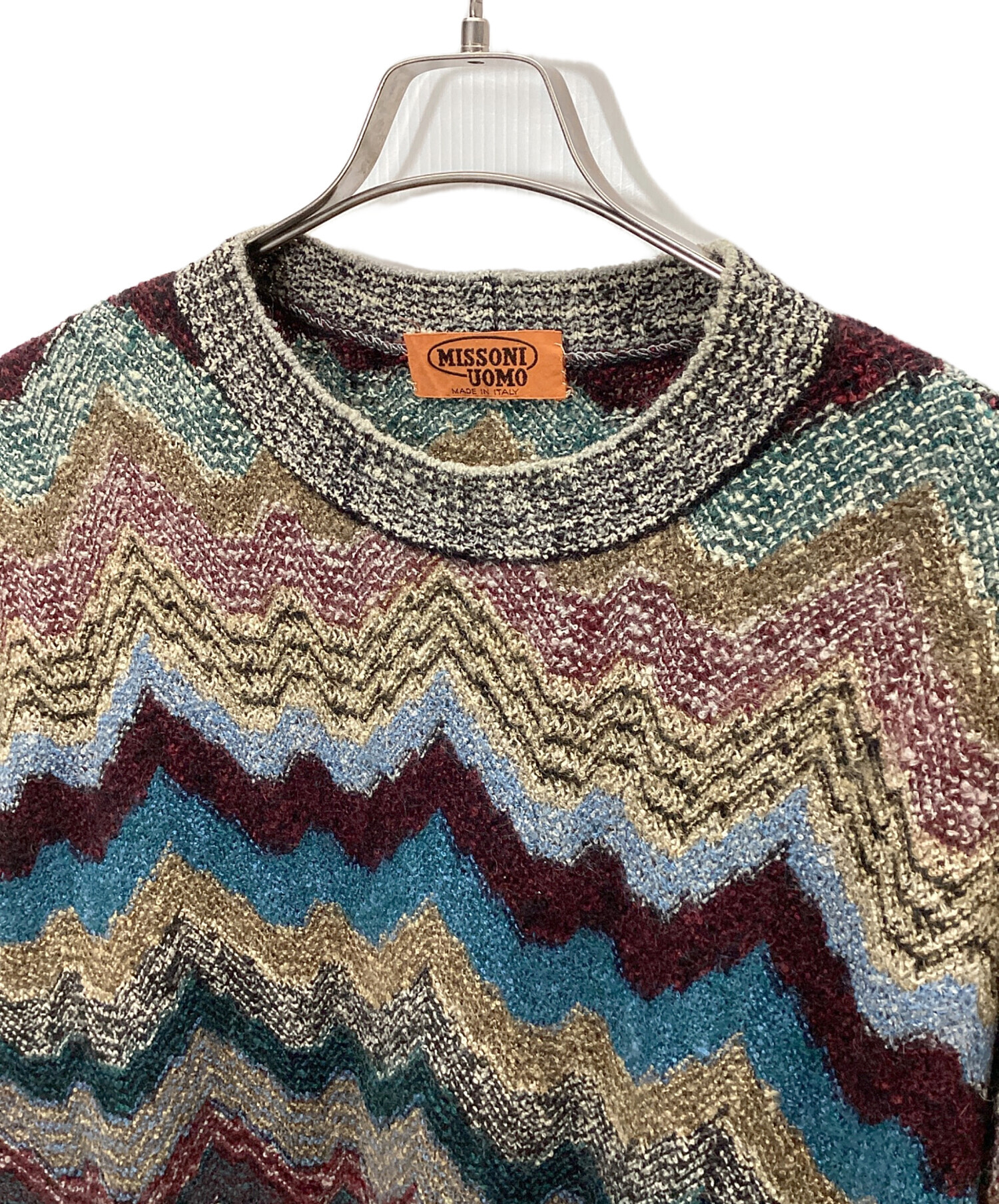 MISSONI / ニット・セーター(厚手)/--/--/マルチカラー 中古・古着通販】MISSONI UOMO (ミッソーニウオモ) 厚手ニット マルチ