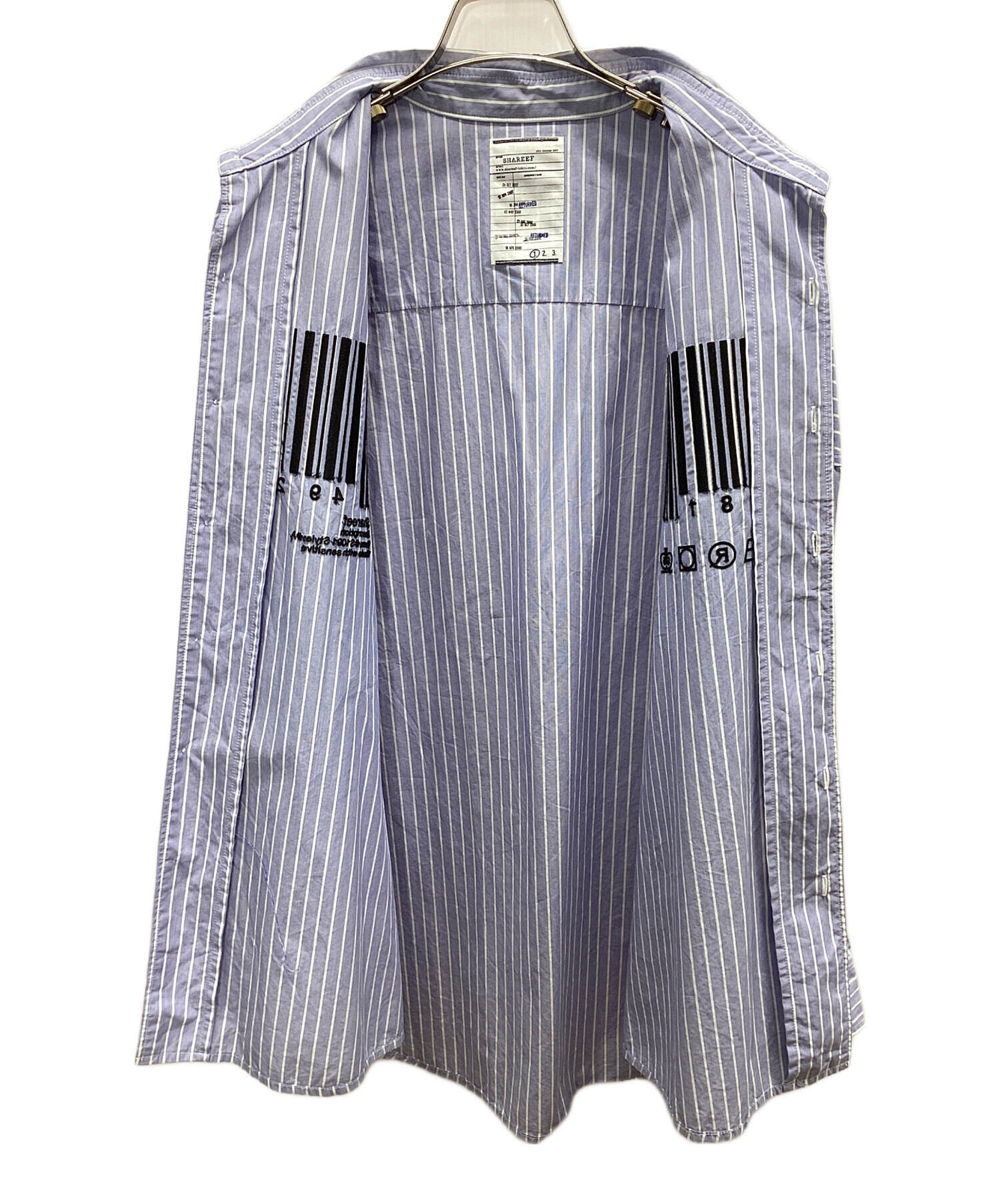 中古・古着通販】SHAREEF (シャリーフ) 長袖シャツ ブルー サイズ:1
