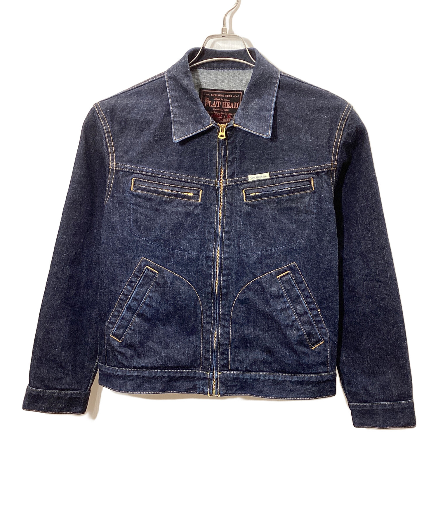 中古・古着通販】FLAT HEAD (フラット ヘッド) フルジップデニム
