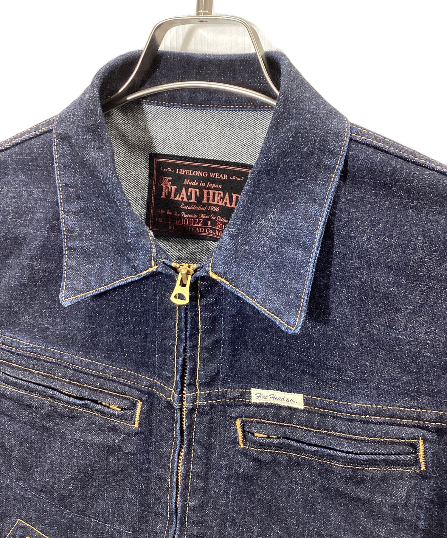 中古・古着通販】FLAT HEAD (フラット ヘッド) フルジップデニム