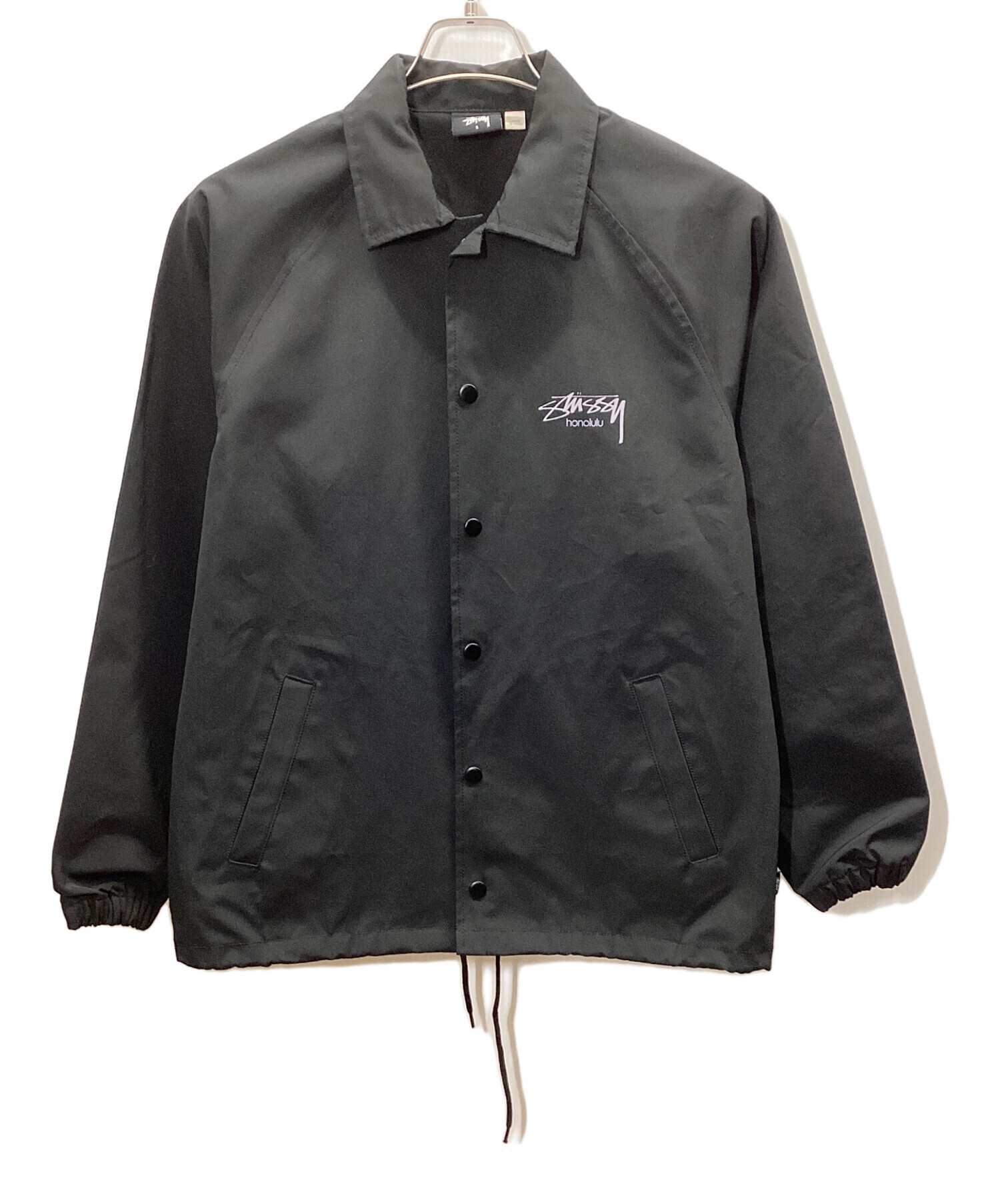 中古・古着通販】stussy (ステューシー) コーチジャケット ブラック 