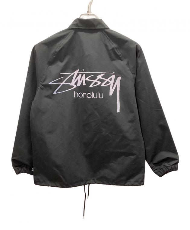 中古・古着通販】stussy (ステューシー) コーチジャケット ブラック 