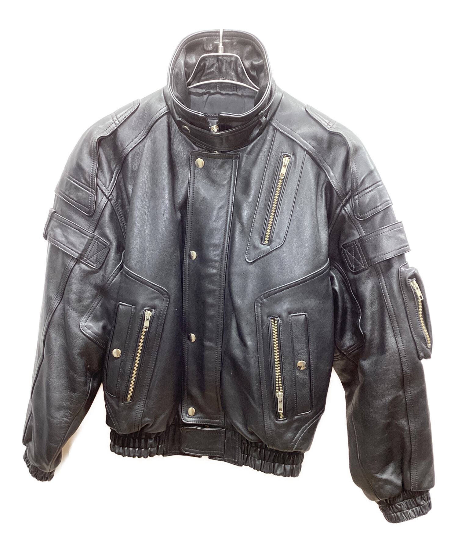 B's Leather　パンチングレザー　ライダースジャケット バイカー 中古・古着通販】B's Leather (バイカーズレザー) レザージャケット