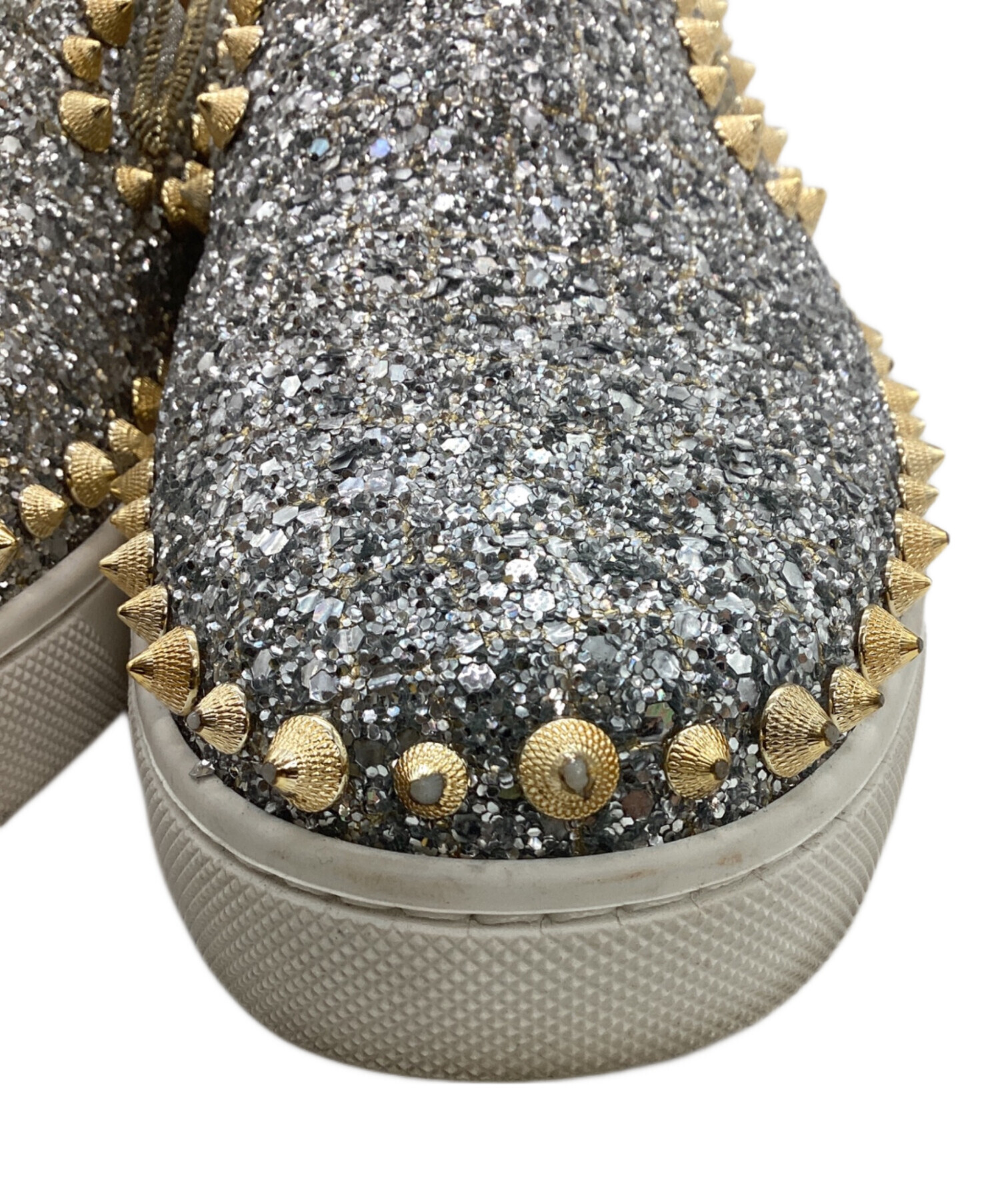 【新品未使用】クリスチャンルブタン Lubifunk グレー Christian Louboutin - 正規品❣️クリスチャンルブタン グレーブーツ
